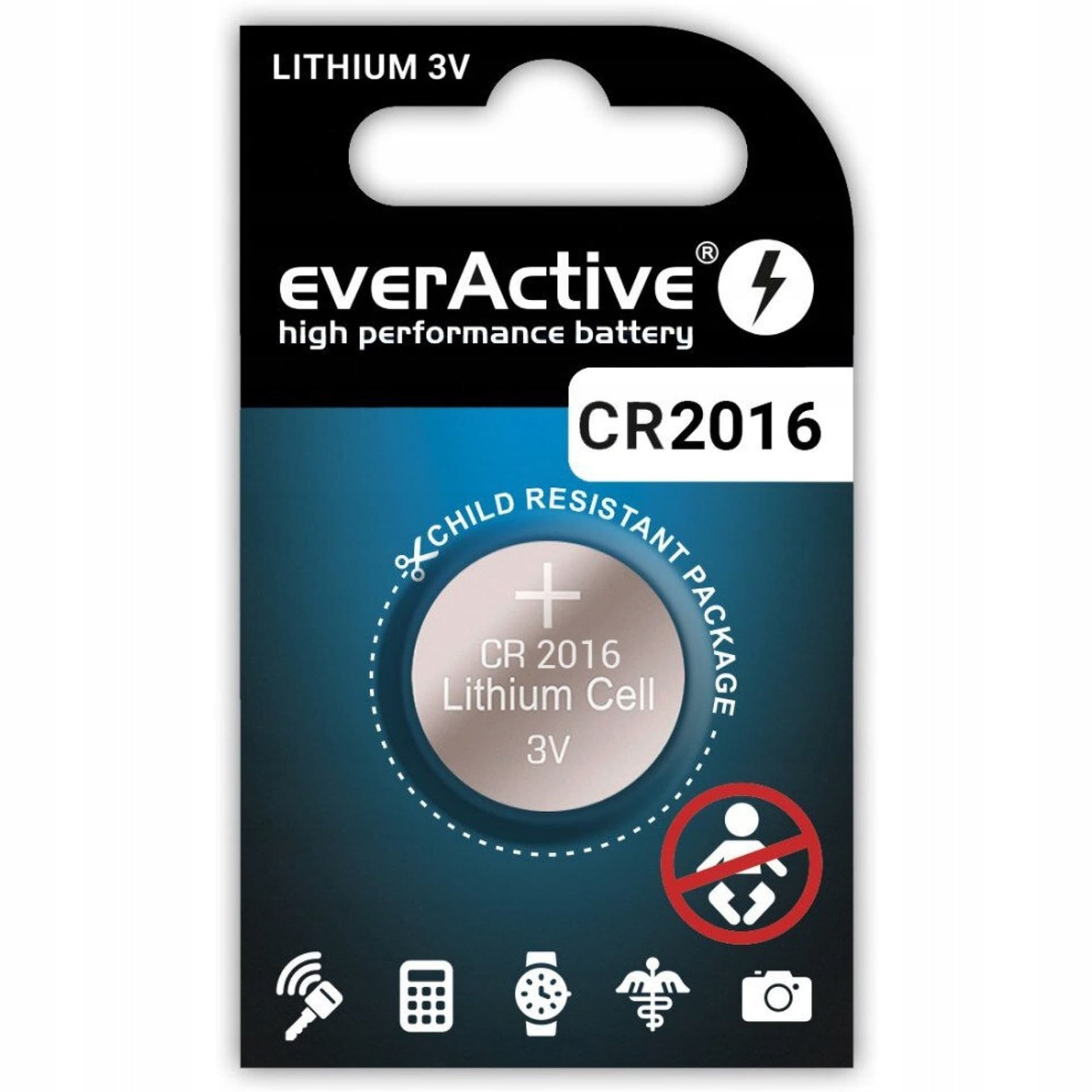 

Bateria EVERACTIVE CR2016 litowa blister