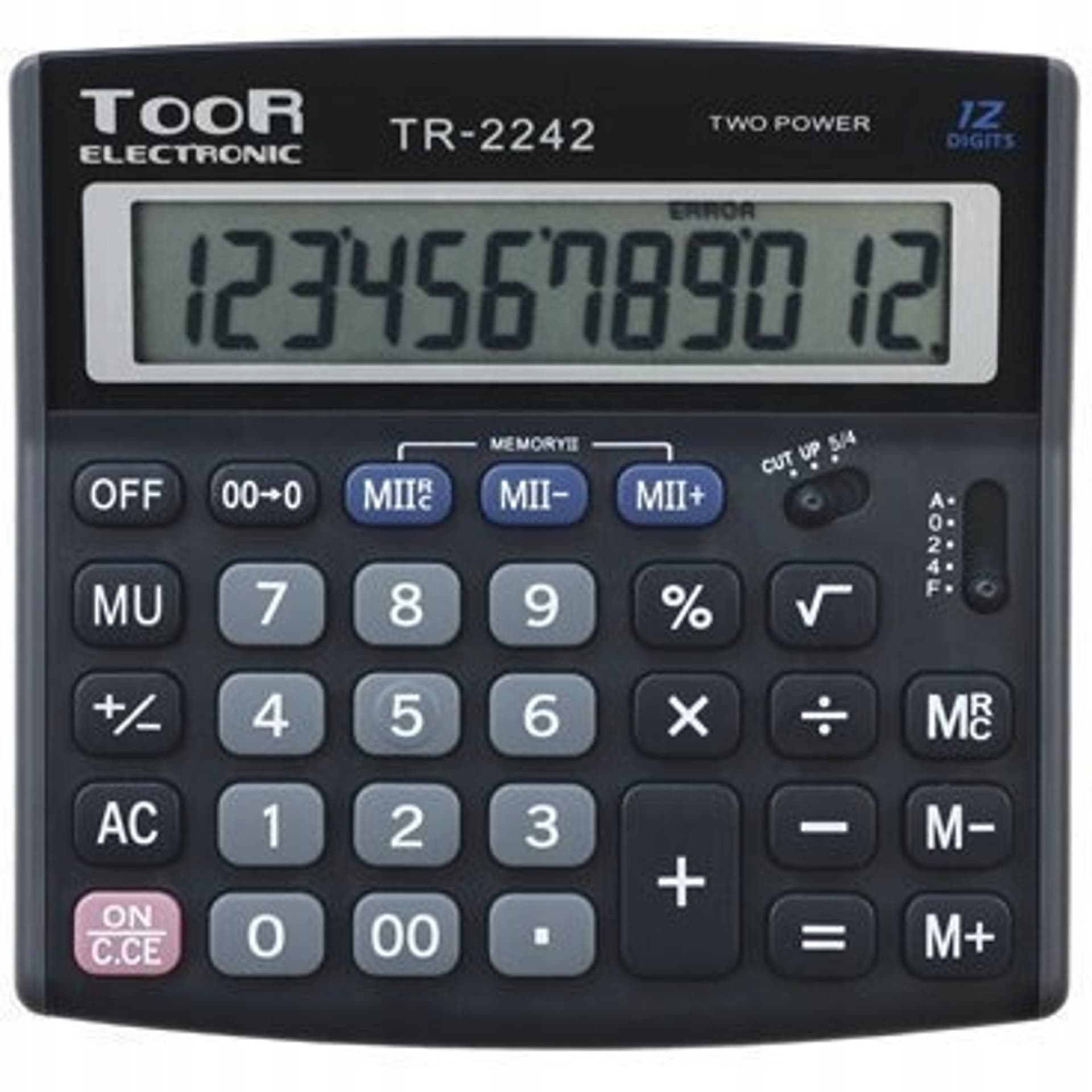 

Kalkulator TR2242 12pozycji TOOR 120-1458 KW
