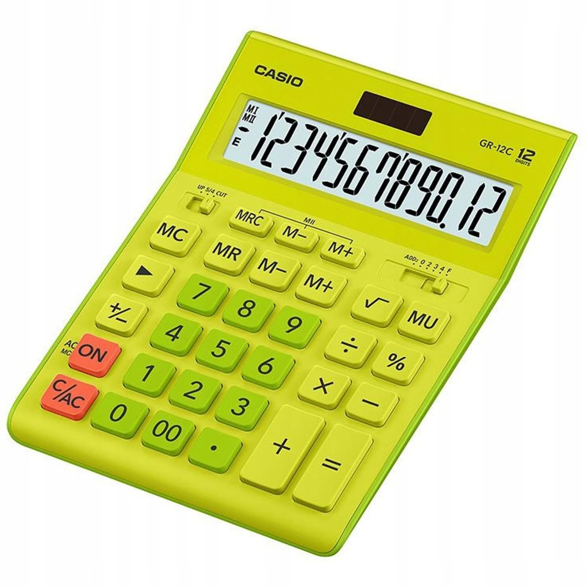 

Kalkulator CASIO GR-12C-GN zielony