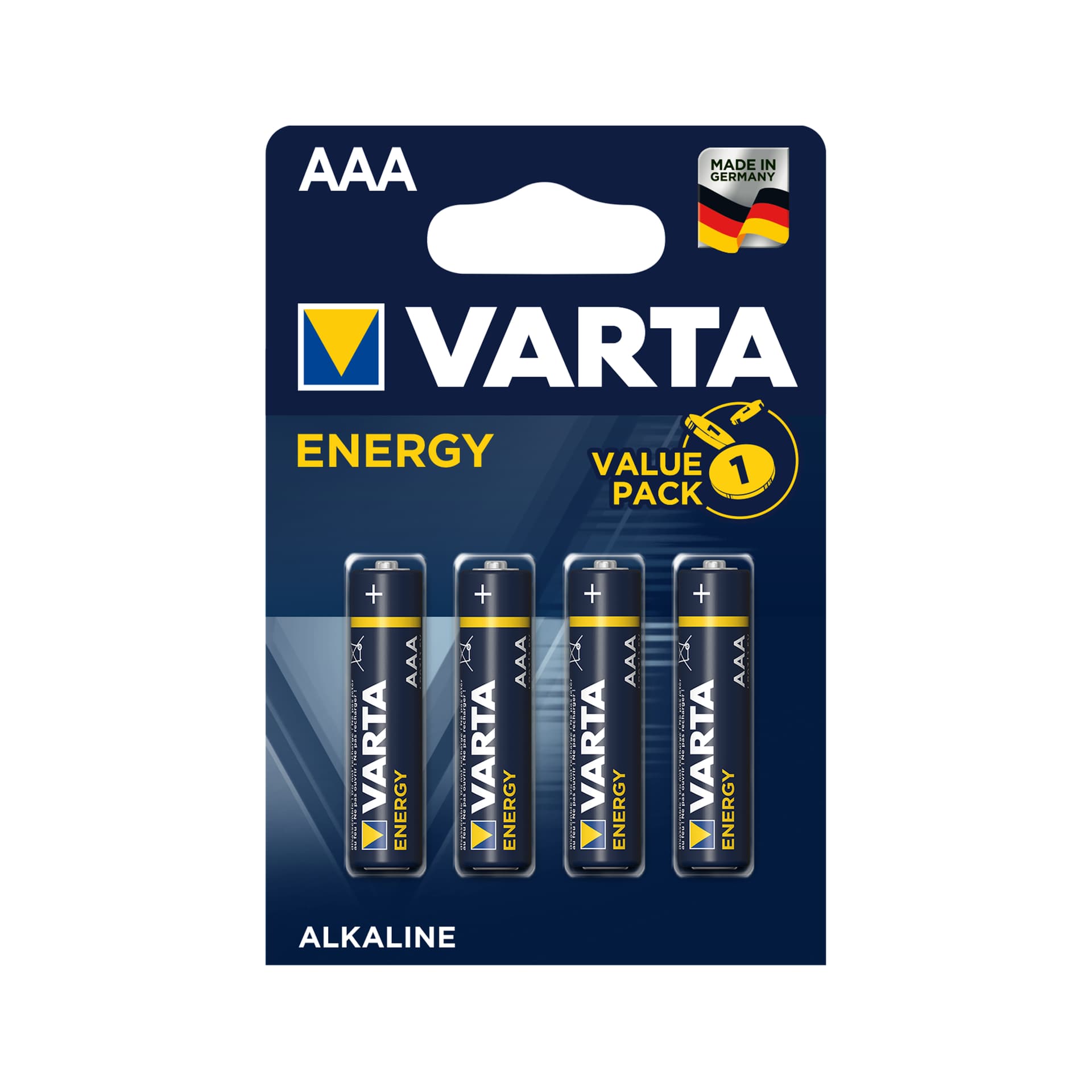 

Zestaw baterii alkaliczne VARTA Energy LR3 AAA (x 4)