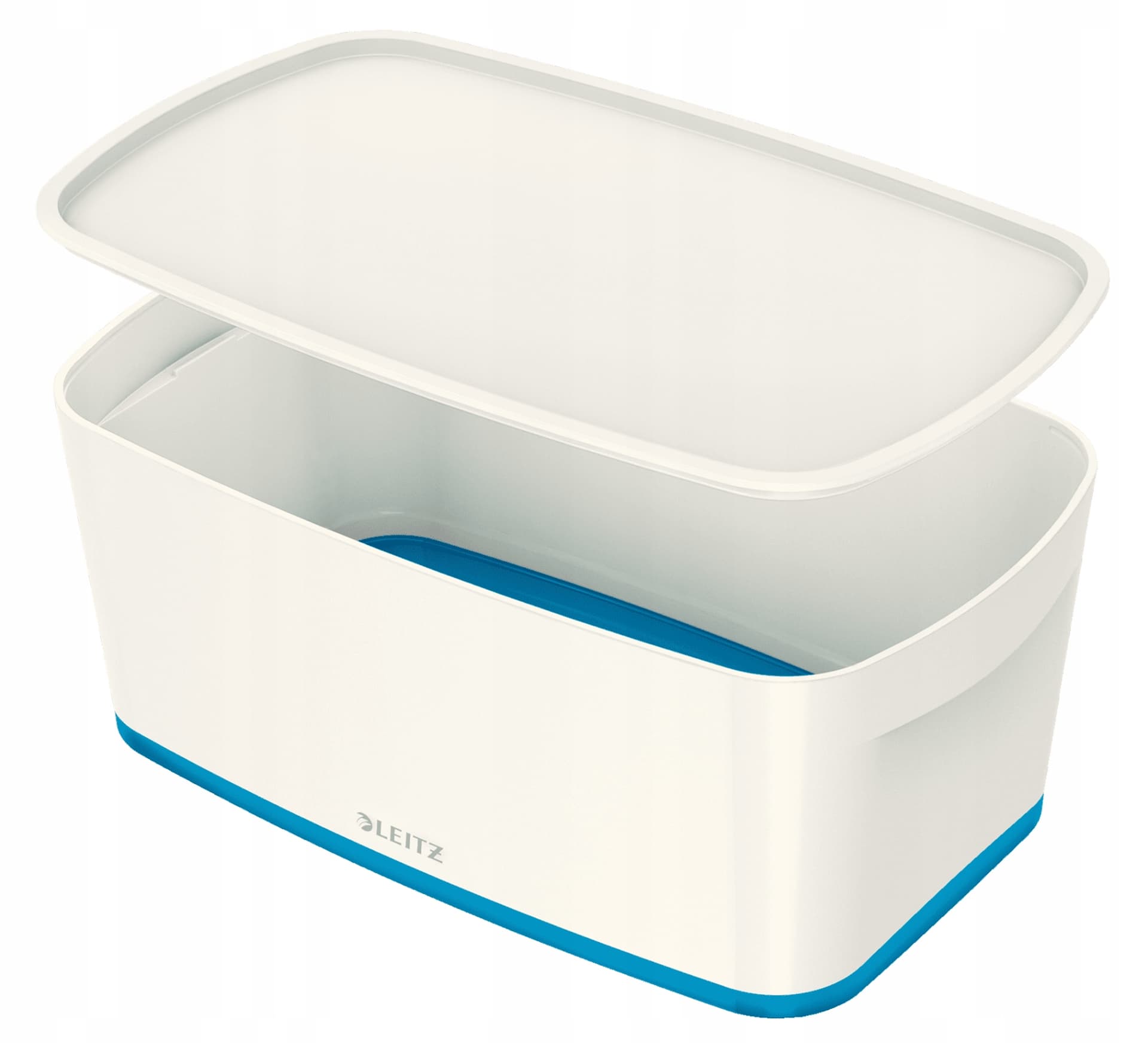 

Pojemnik MyBOX mały z pokrywką biało-niebieski LEITZ 52291036