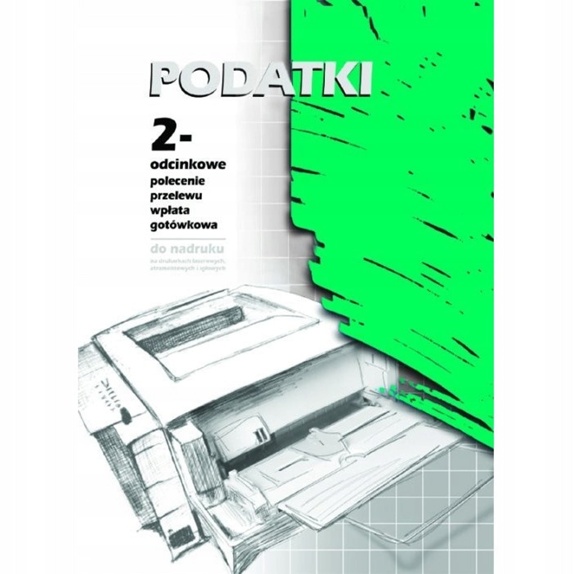 

F-130-2 Podatki 2-odcinkowe polecenie przelewu A4 100 kartek MICHALCZYK