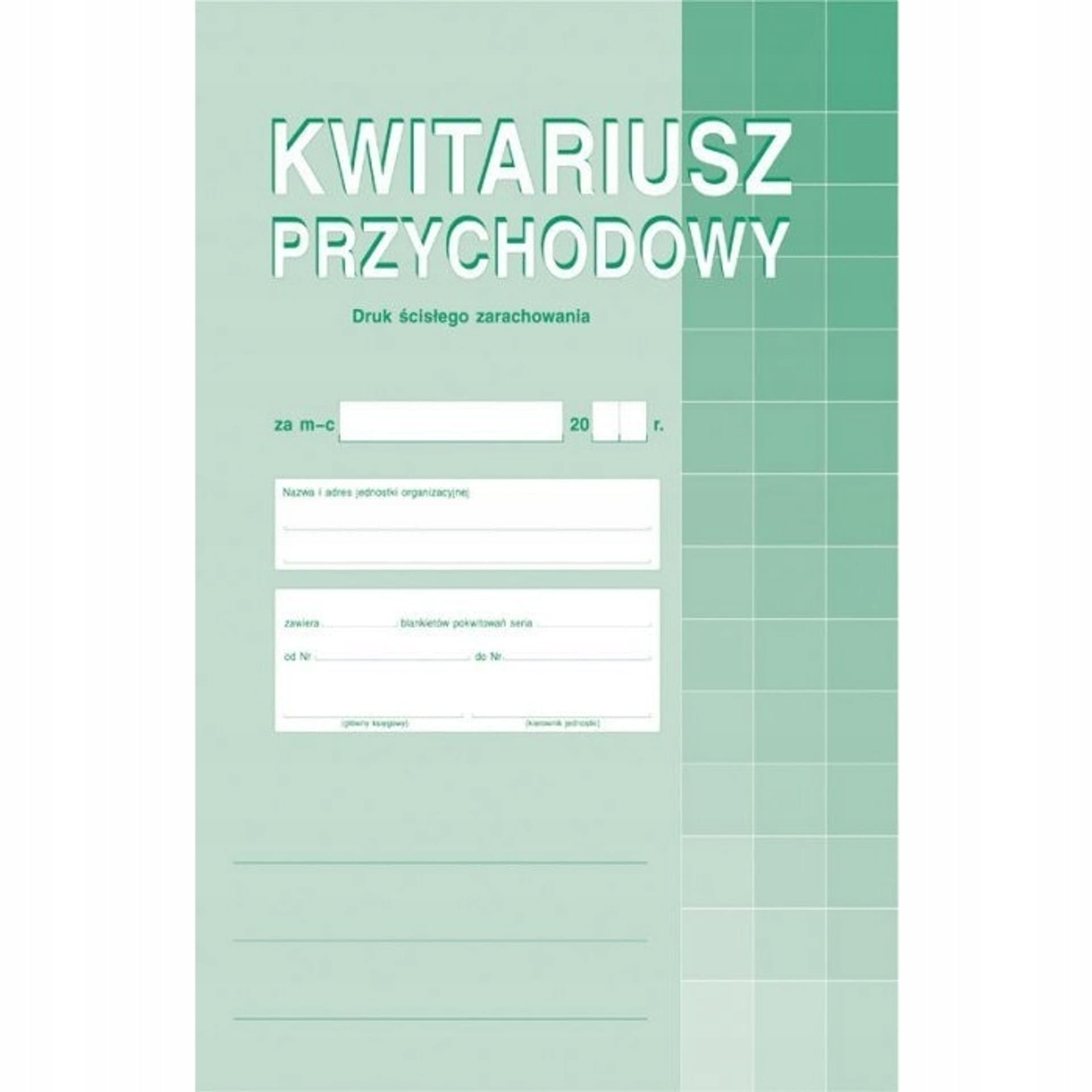 

400-1 Kwitariusz przychodowy A4 30 kartek MICHALCZYK I PROKOP