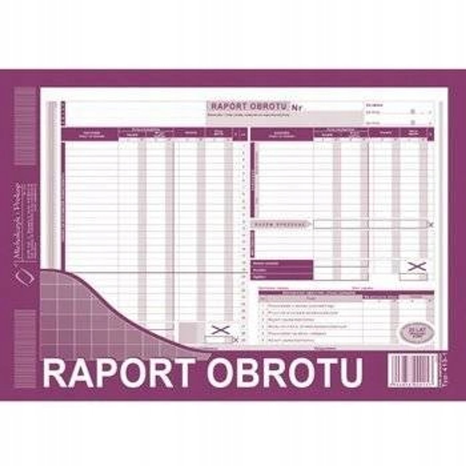 

413-1 RO Raport obrotu MICHALCZYK I PROKOP