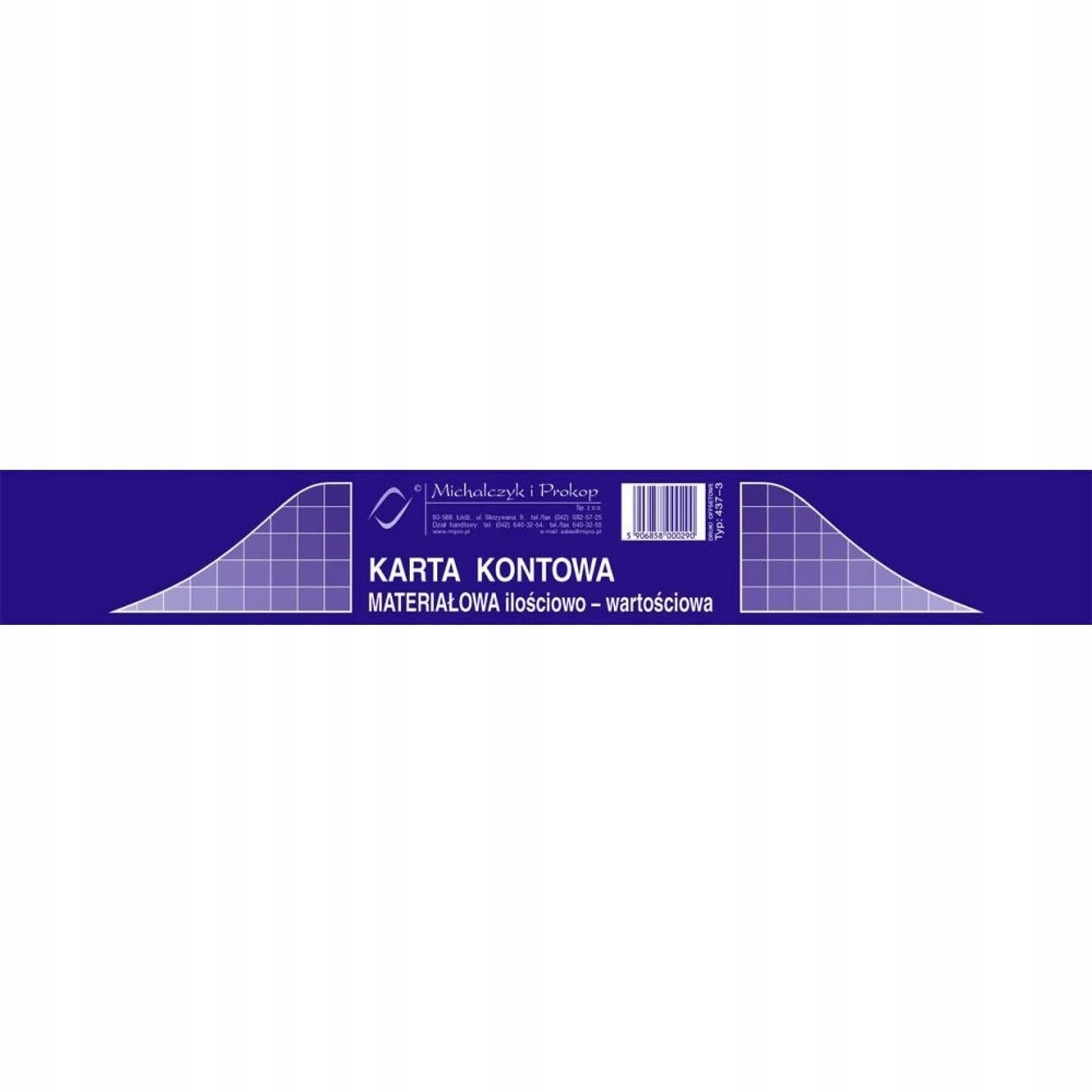 

437-3 KK Karta kontowa A5 (a20) MICHALCZYK I PROKOP, A20) michalczyk i proko