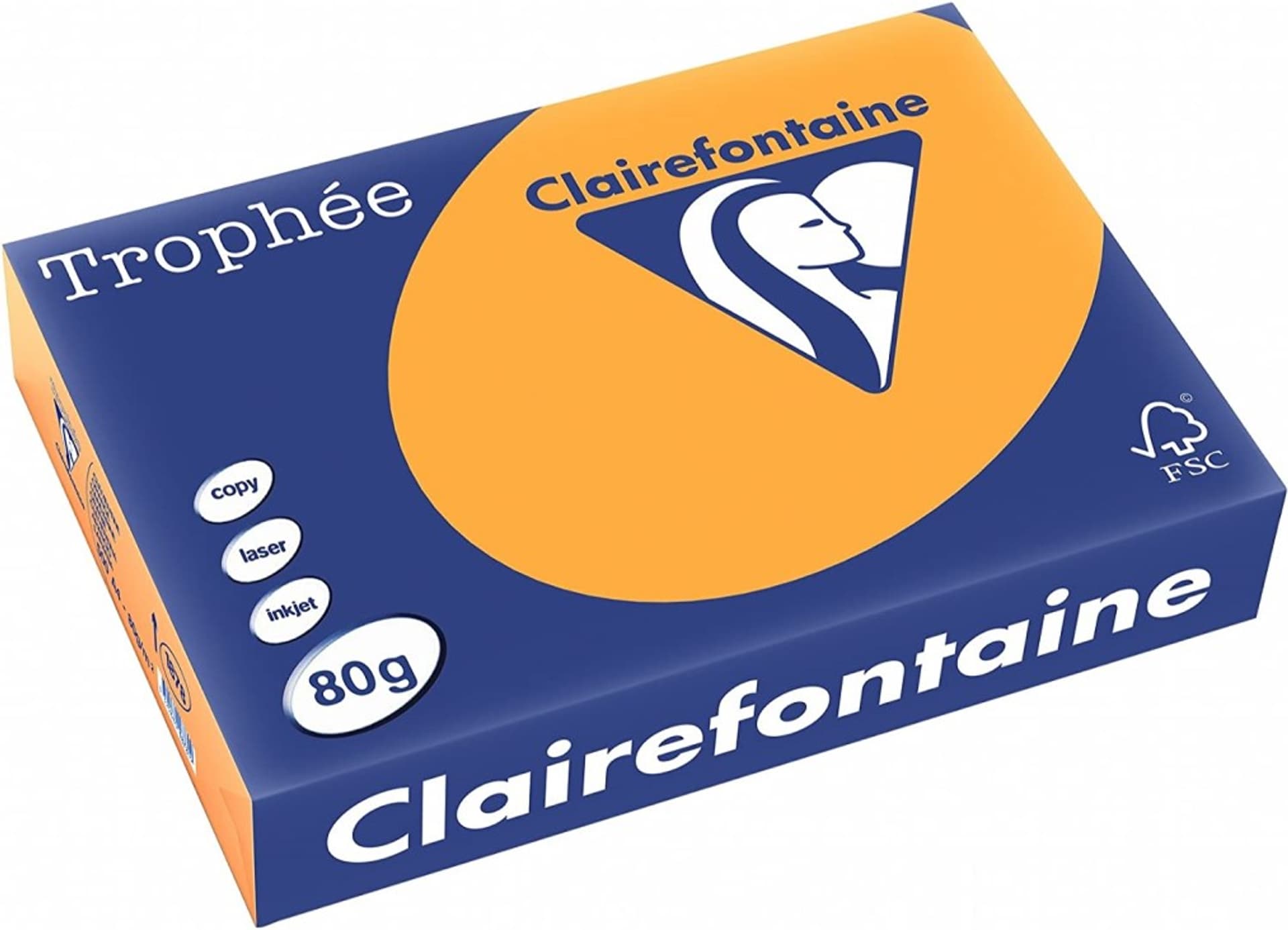 

Papier ksero A4 80g TROPHEE mandarynkowy XCA41878 CLAIREFONTAINE