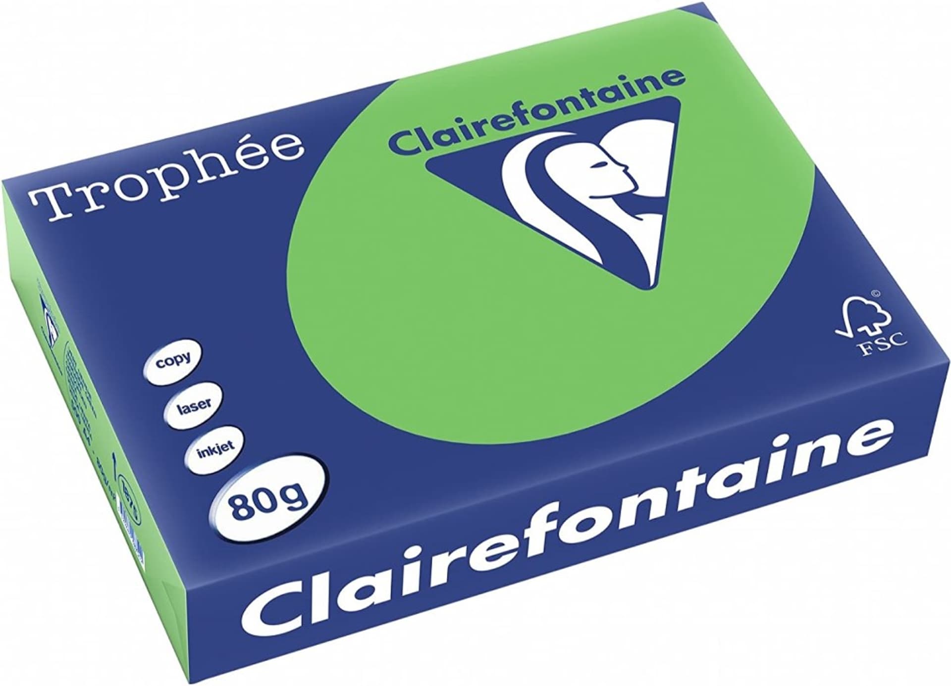 

Papier ksero A4 80g TROPHEE miętowy XCA41875 CLAIREFONTAINE