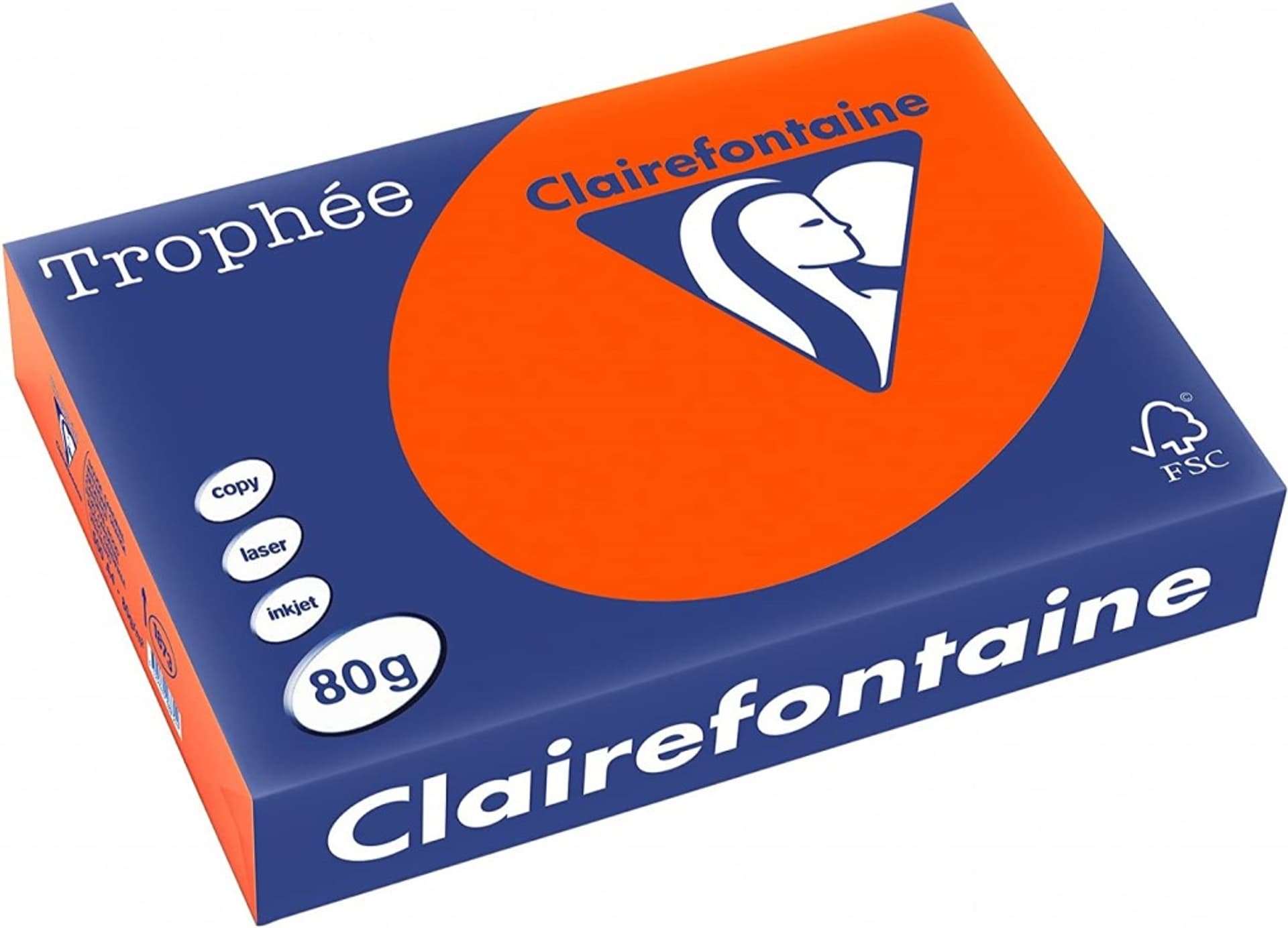 

Papier ksero A4 80g TROPHEE czerwień kardynalska XCA41873 CLAIREFONTAINE