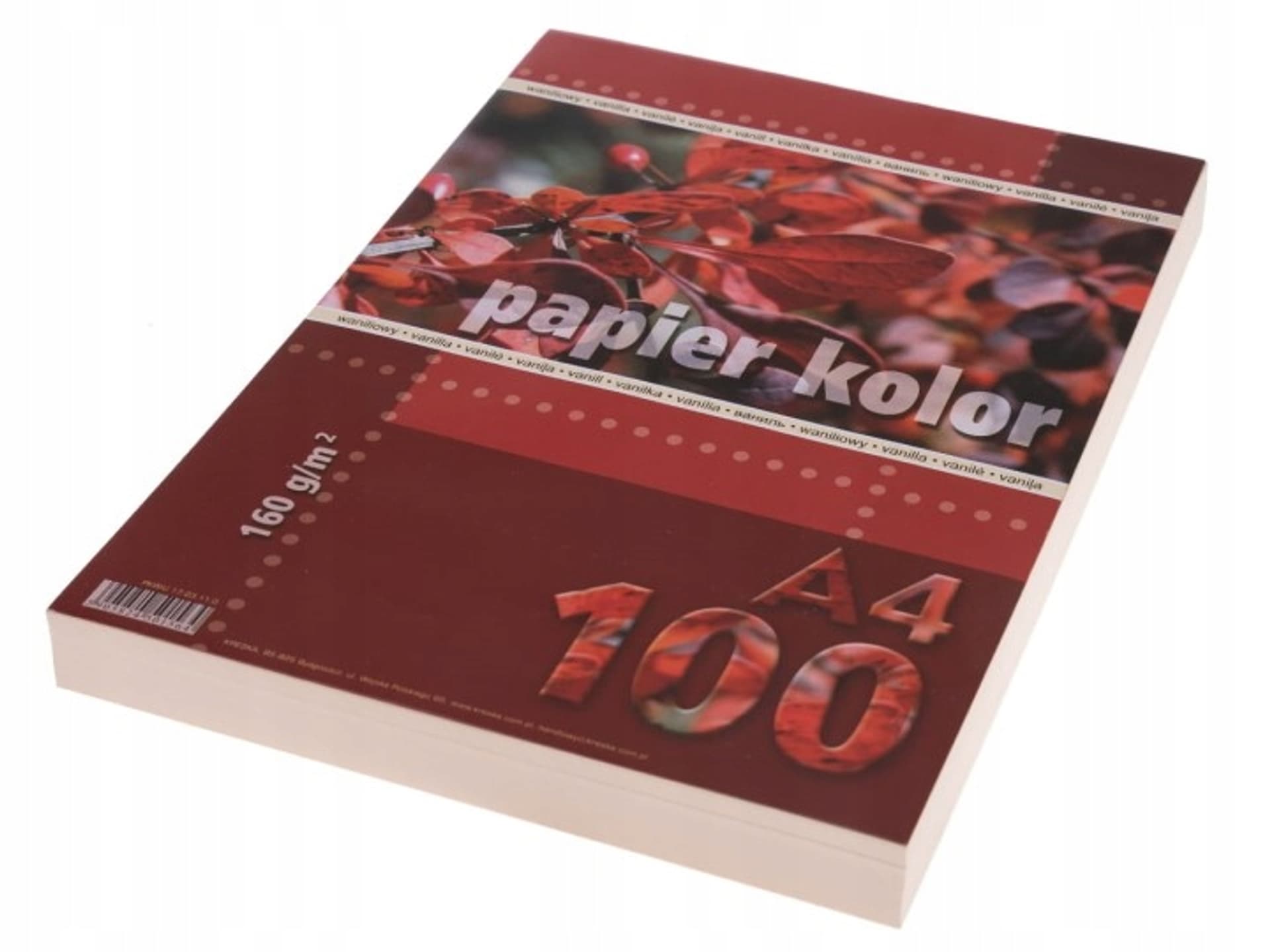

Papier ksero A4 160g KRESKA waniliowy 100ark