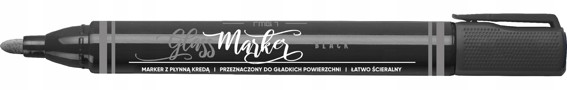 

Marker kredowy do szkła RMG-1/A czarny GLASS MARKER 463-000 RYSTOR