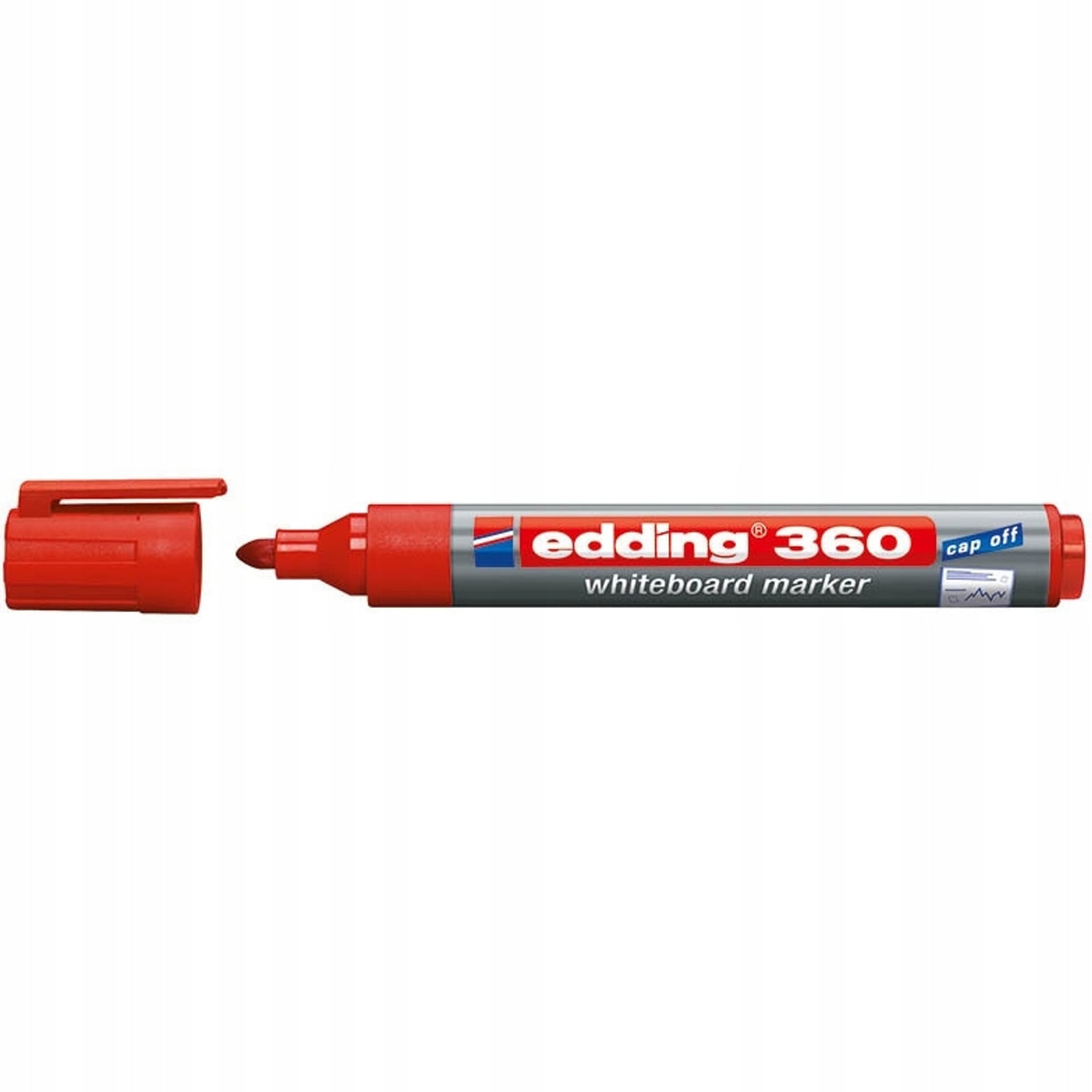 

Marker do tablic czerwony okrągła końcówka 1.5-3mm 360/002/CZ EDDING