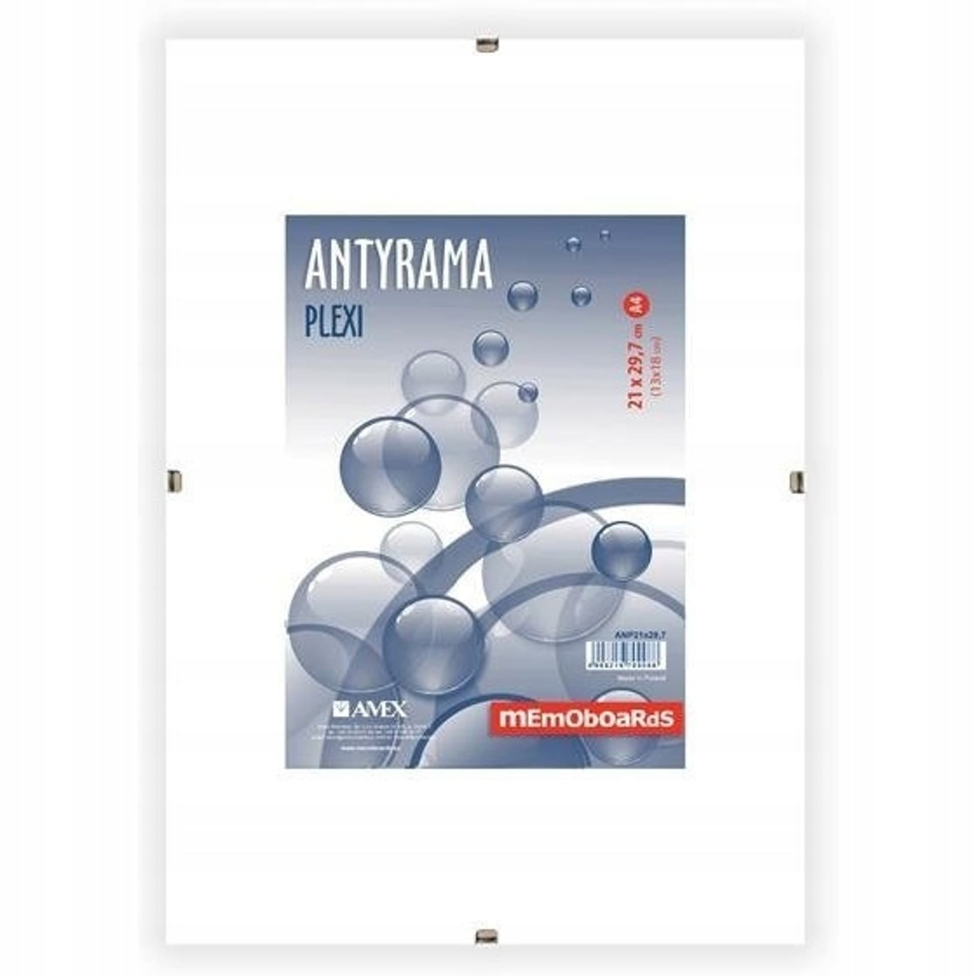 

Antyrama plexi A4 21x29,7cm MEMOBE MAN021030-46