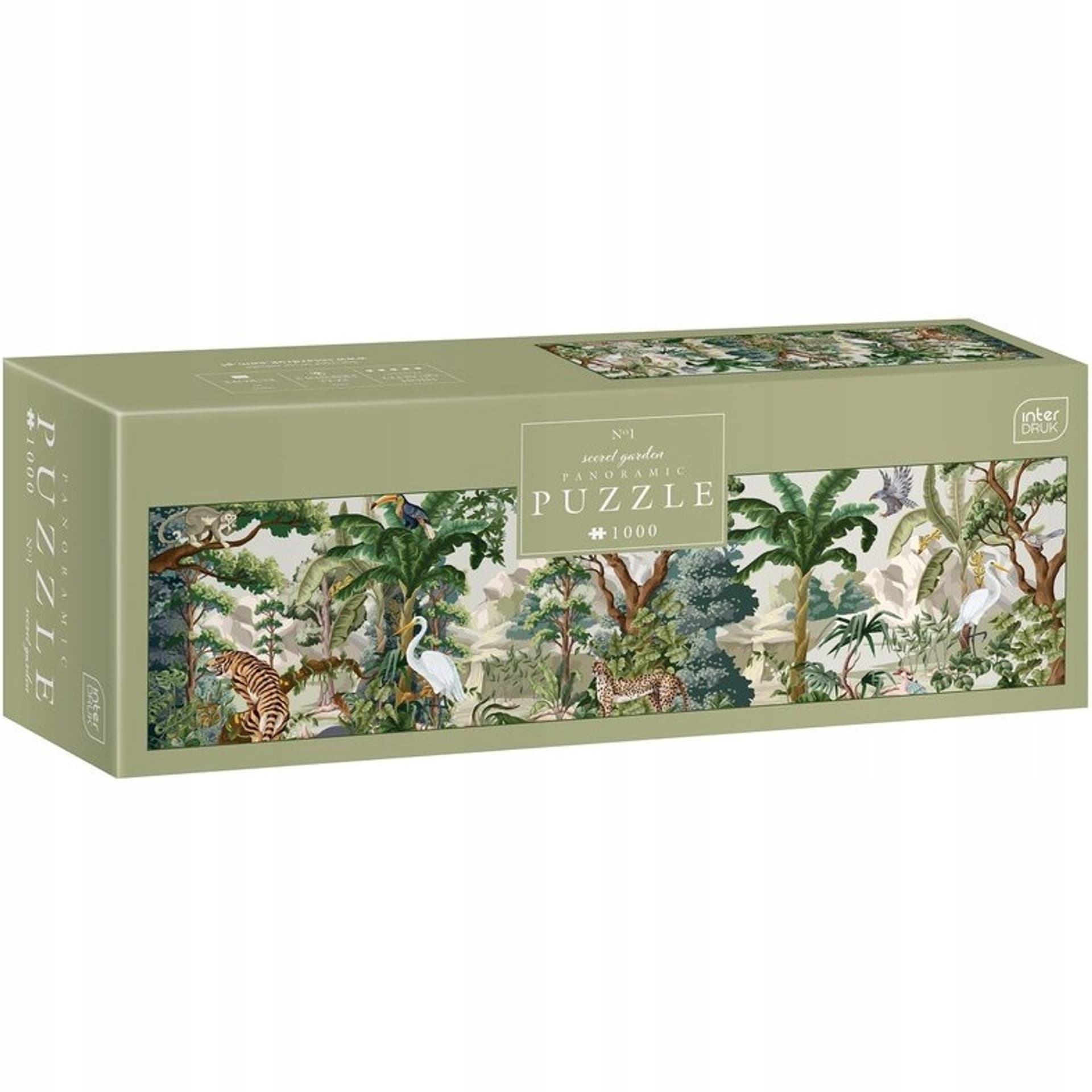 

Puzzle panoramiczne 1000 Secret Garden 1 PUZPA1000SG1 INTERDRUK