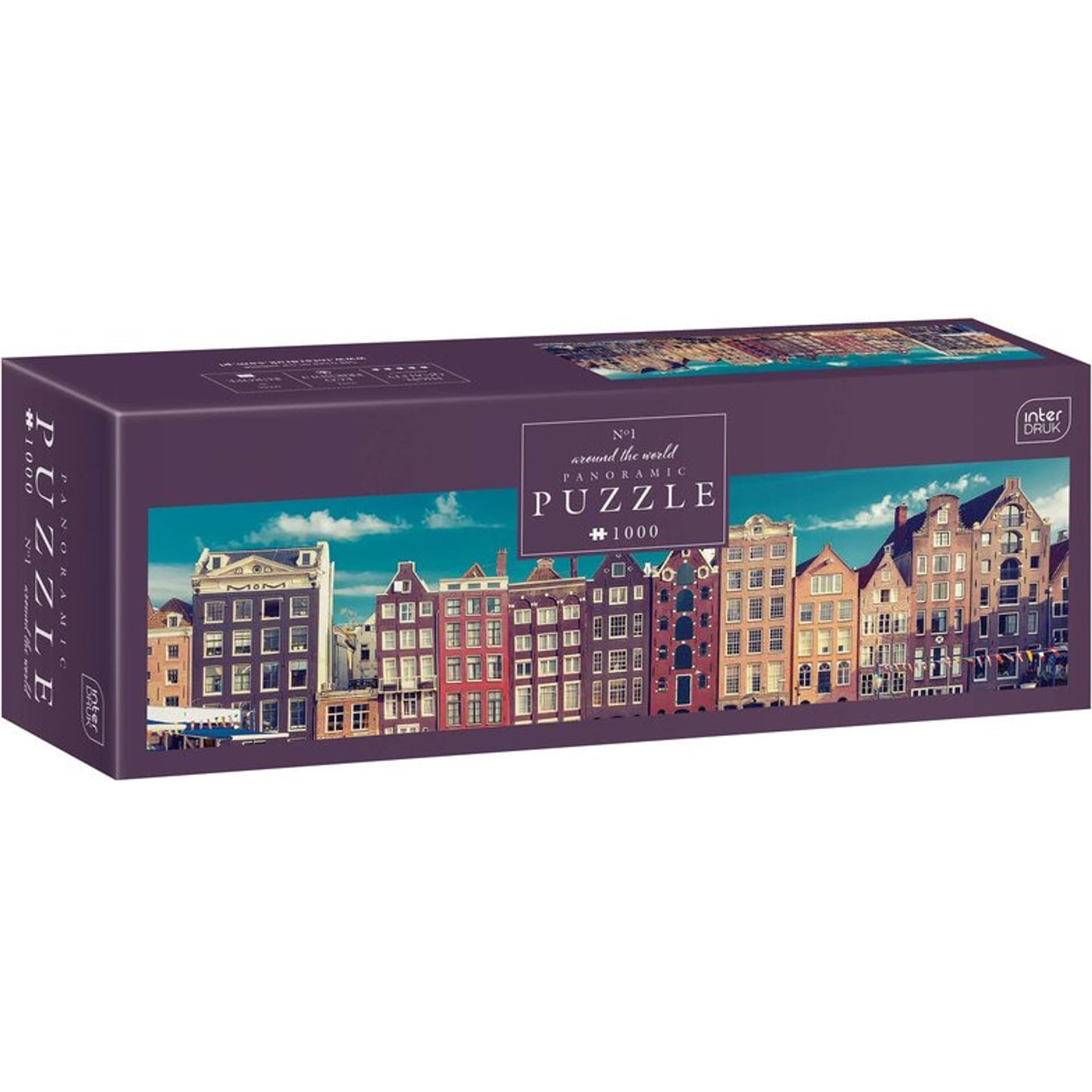 

Puzzle panoramiczne 1000 Around the World 1 PUZPA1000AR1 INTERDRUK