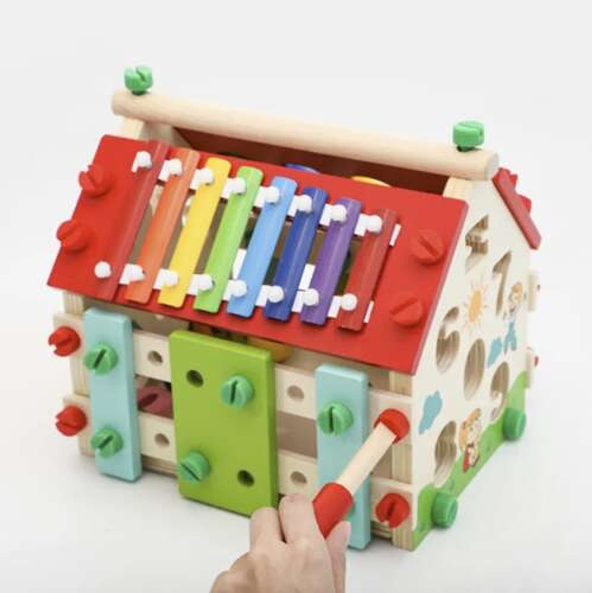 

Domek edukacyjny drewniany Kruzzel 22564