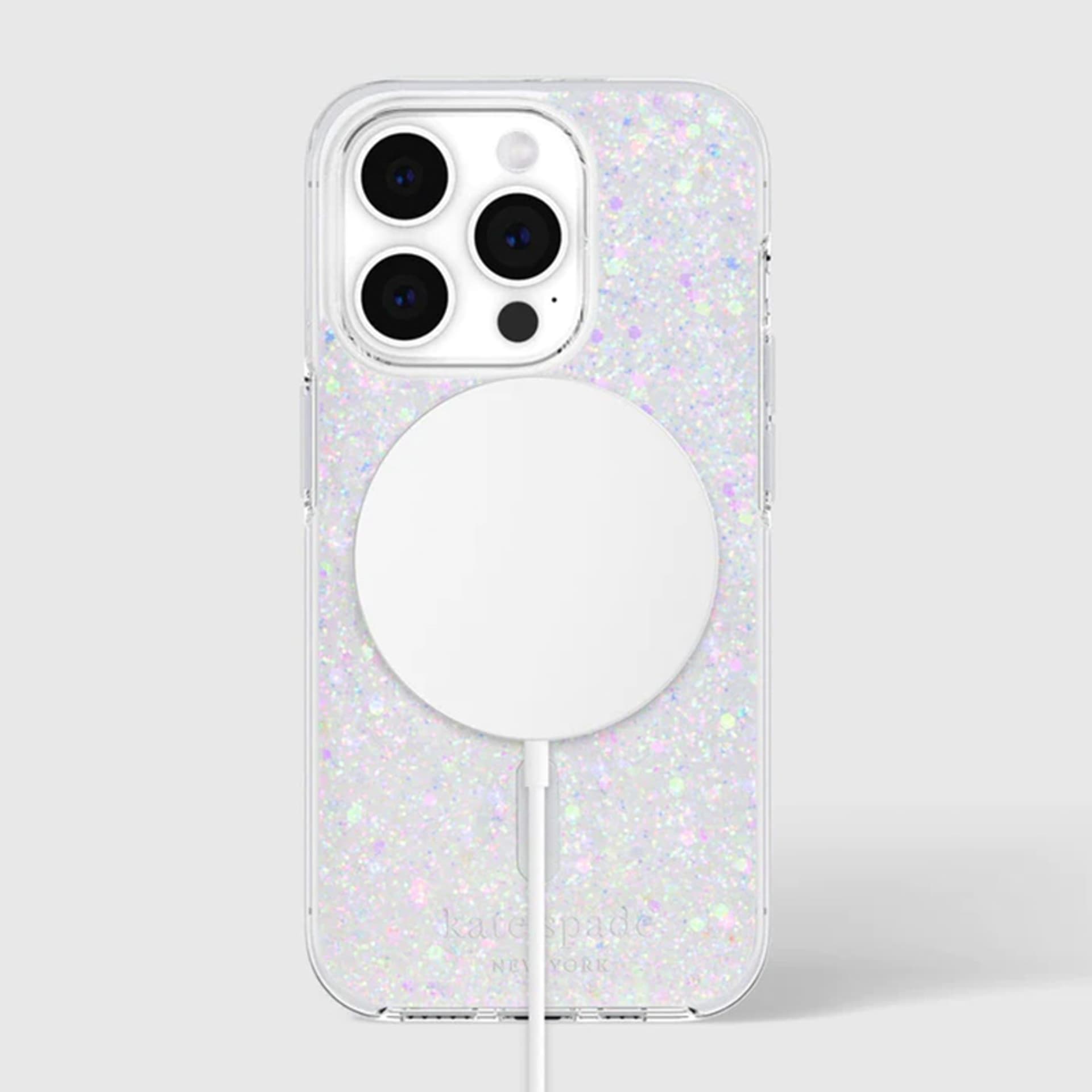 

Kate Spade New York Protective MagSafe - Etui iPhone 15 Pro (Chunky Glitter)