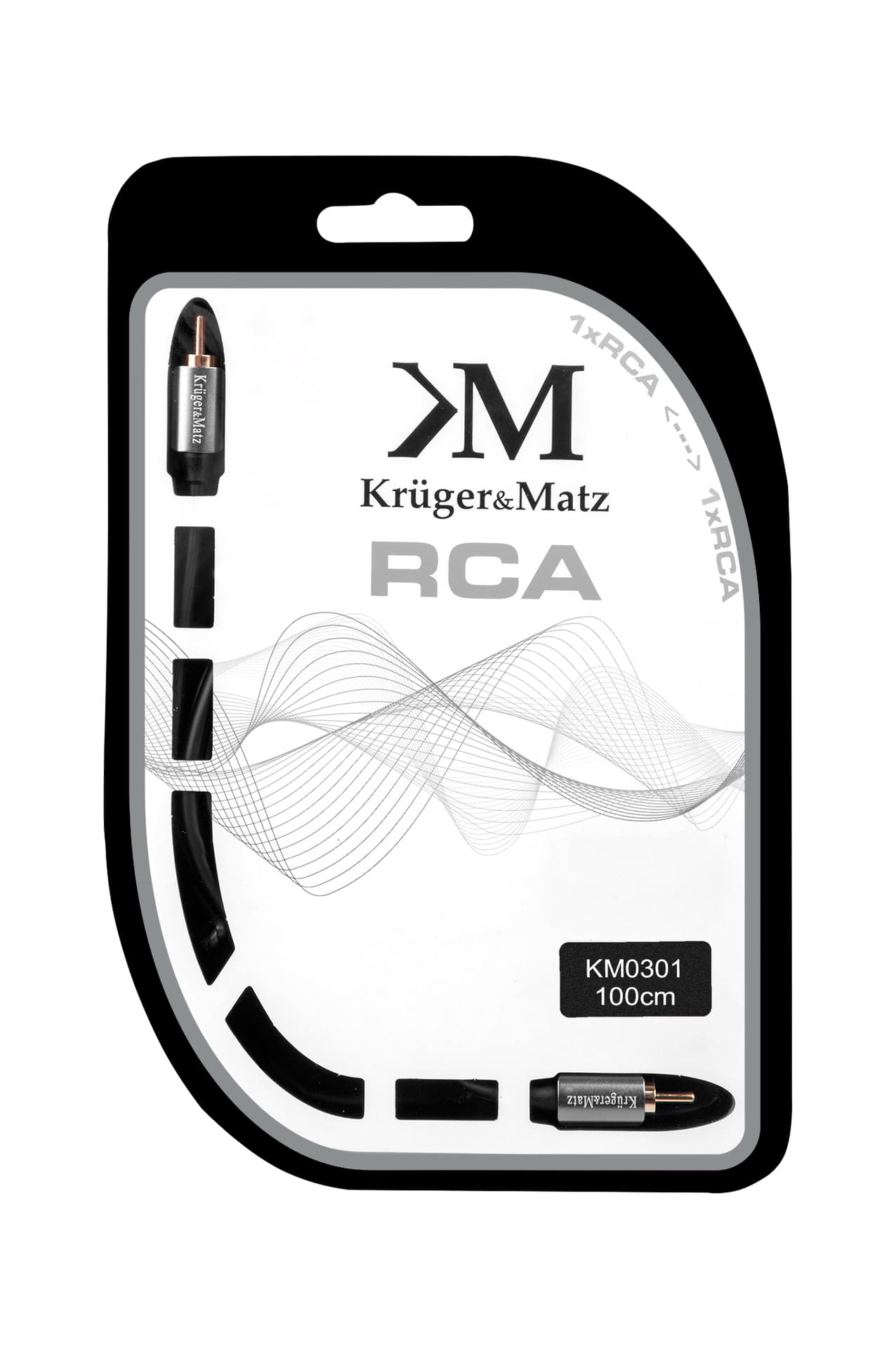 

Kabel 1RCA-1RCA 1.0m Kruger&Matz
