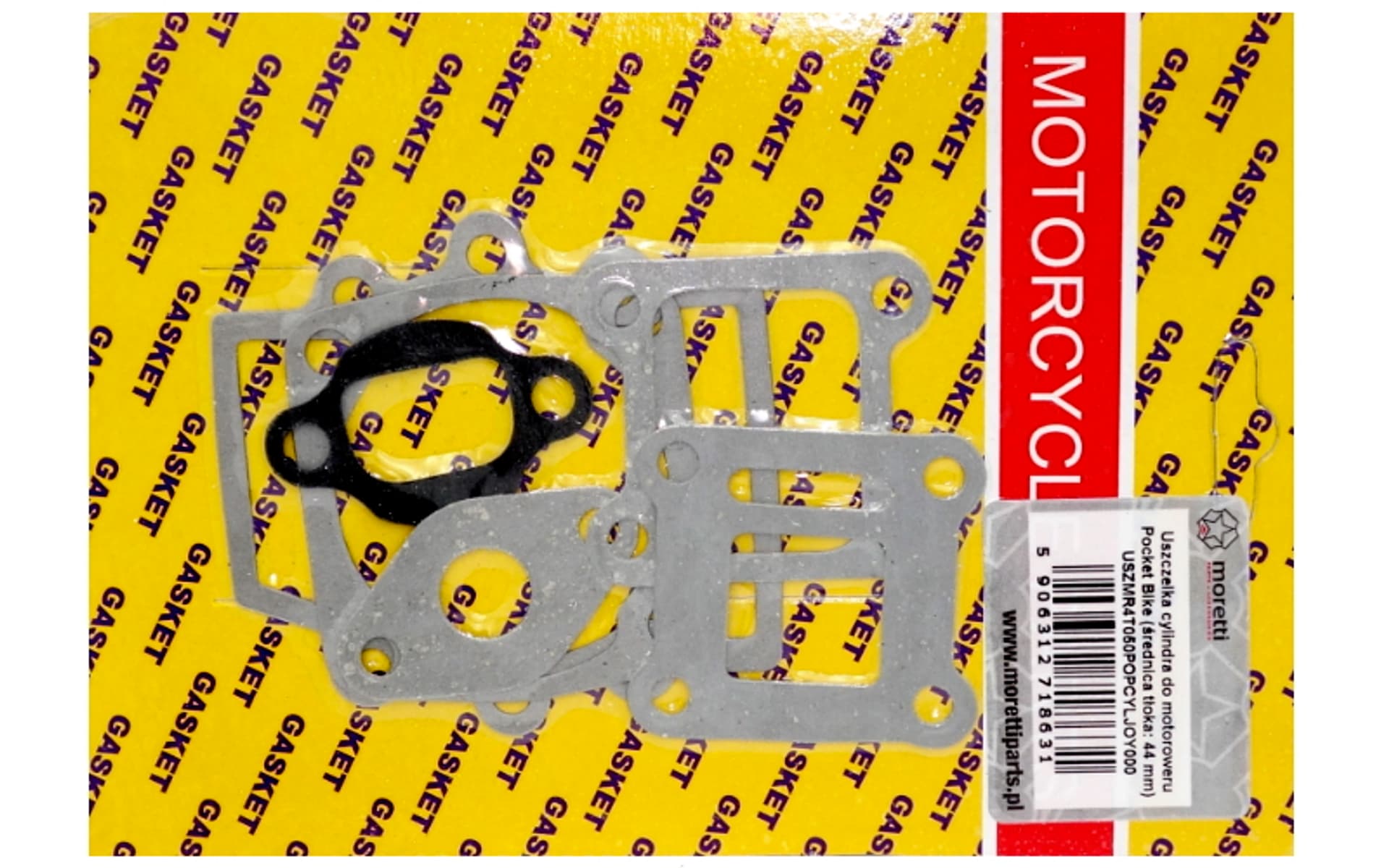 

Uszczelki cylindra do motoroweru Pocket Bike
