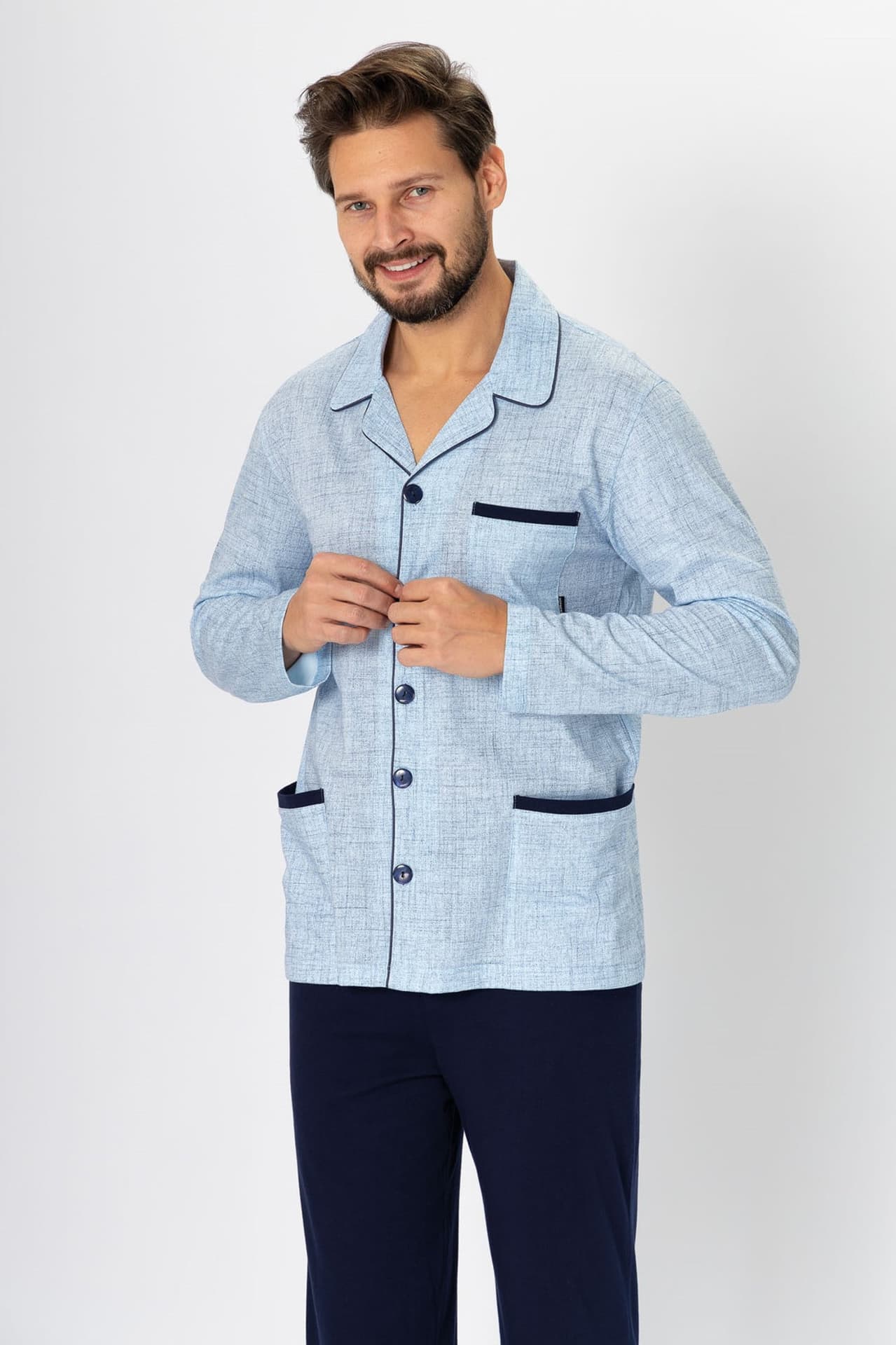 

Piżama Ambroży 196 Jasny Jeans (Rozmiar XXL)