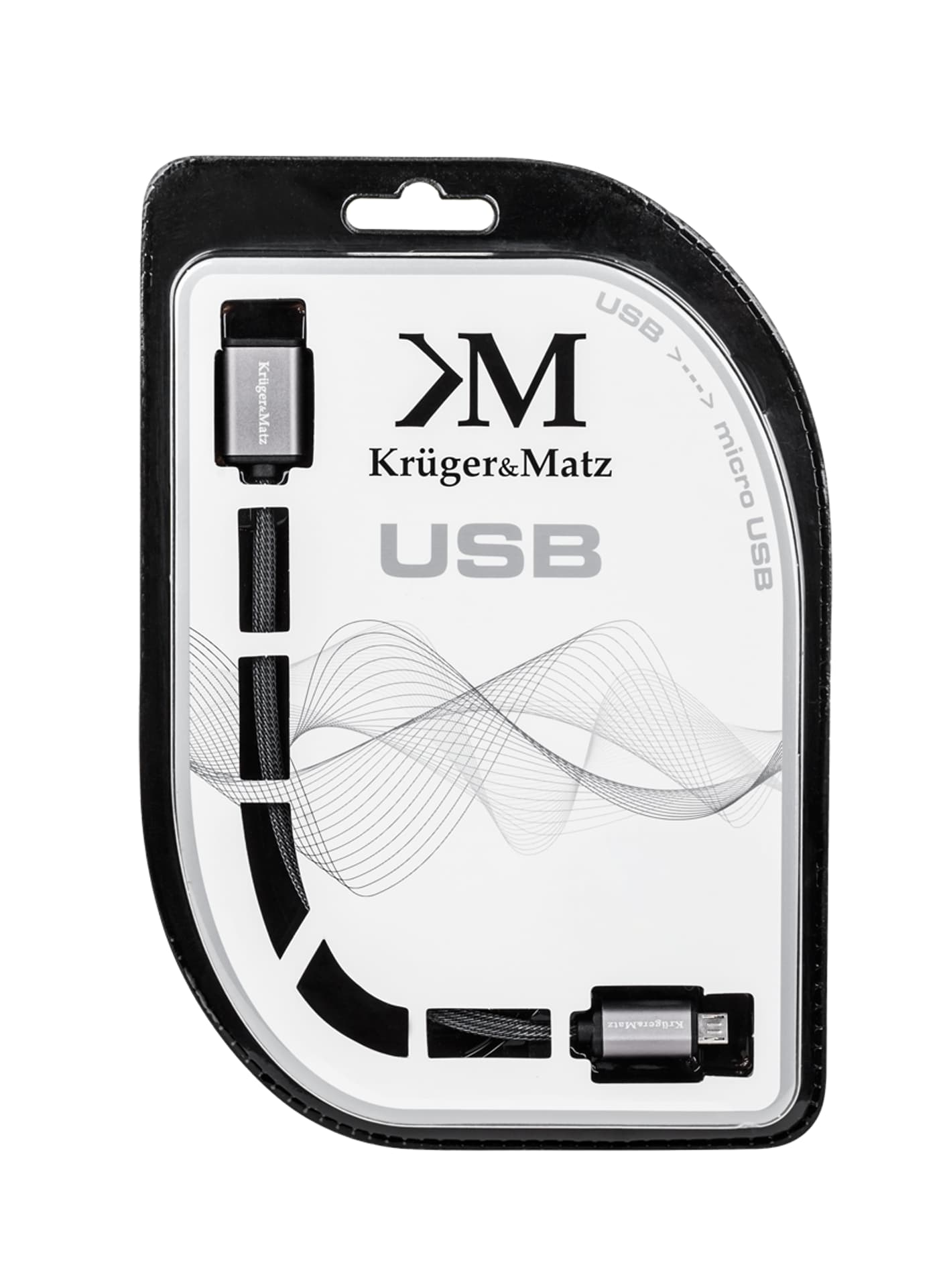 

Kabel USB - micro USB gniazdo-wtyk 1.0m Kruger&Matz