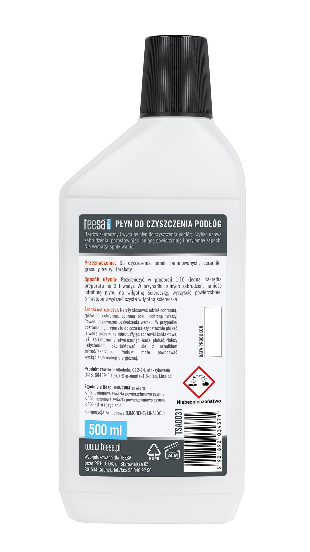 

Koncentrat do mycia podłóg 500ml