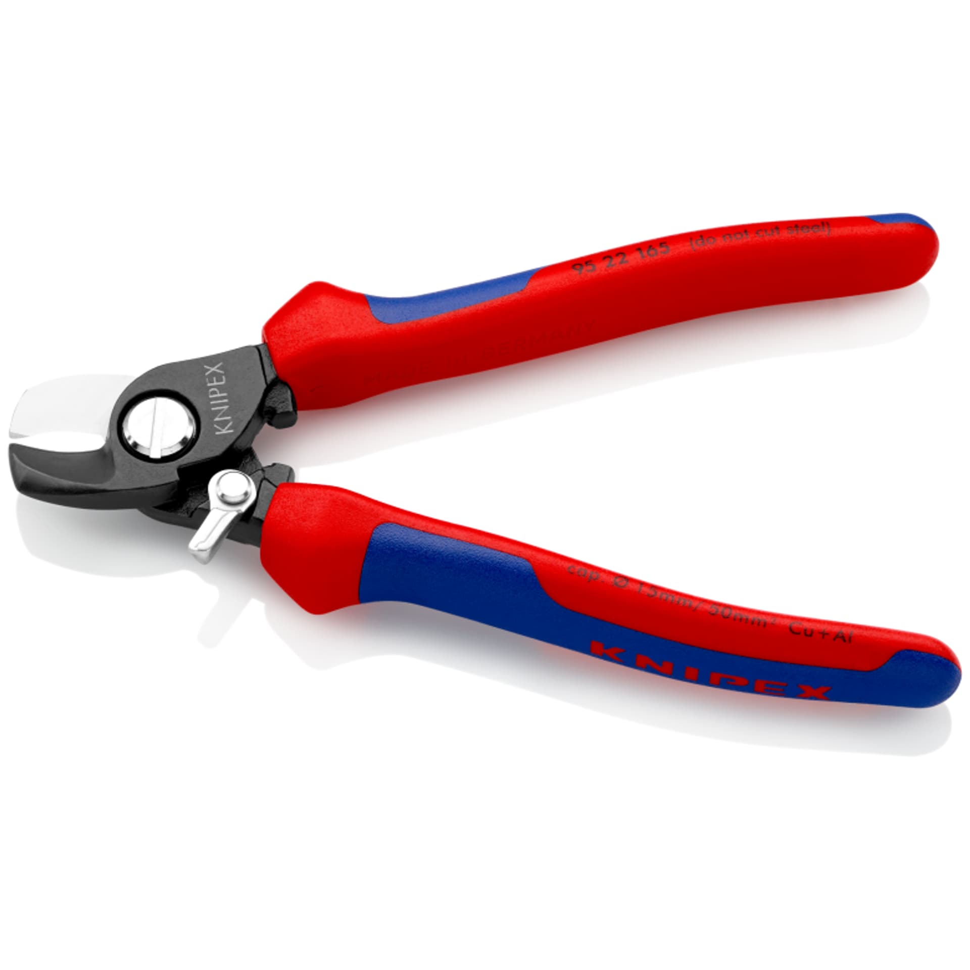 

Nożyce do kabli 95 22 165 Ze sprężyną rozwierającą KNIPEX