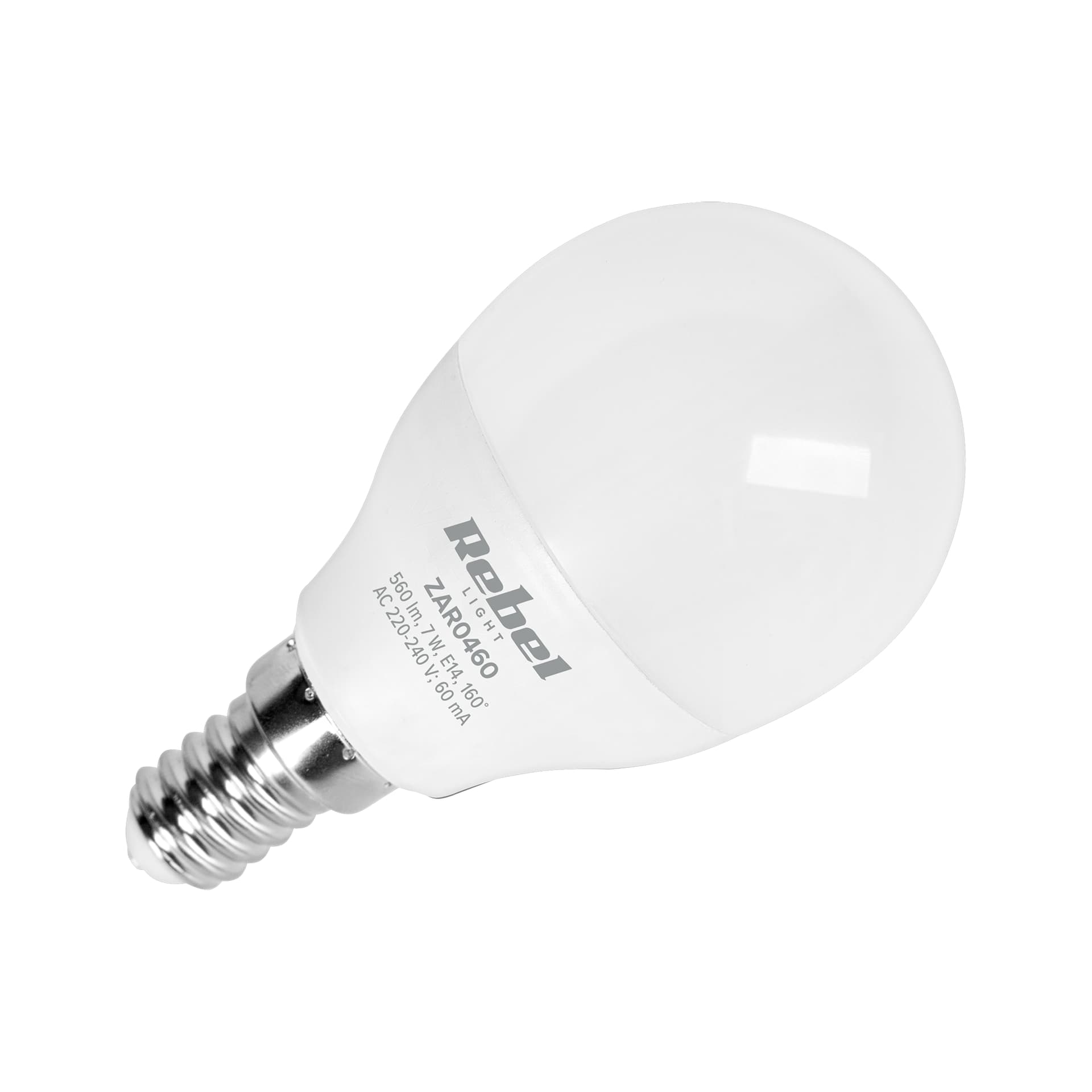 

Lampa LED REBEL G45 7W, E14, 3000K, 230V (1LL)