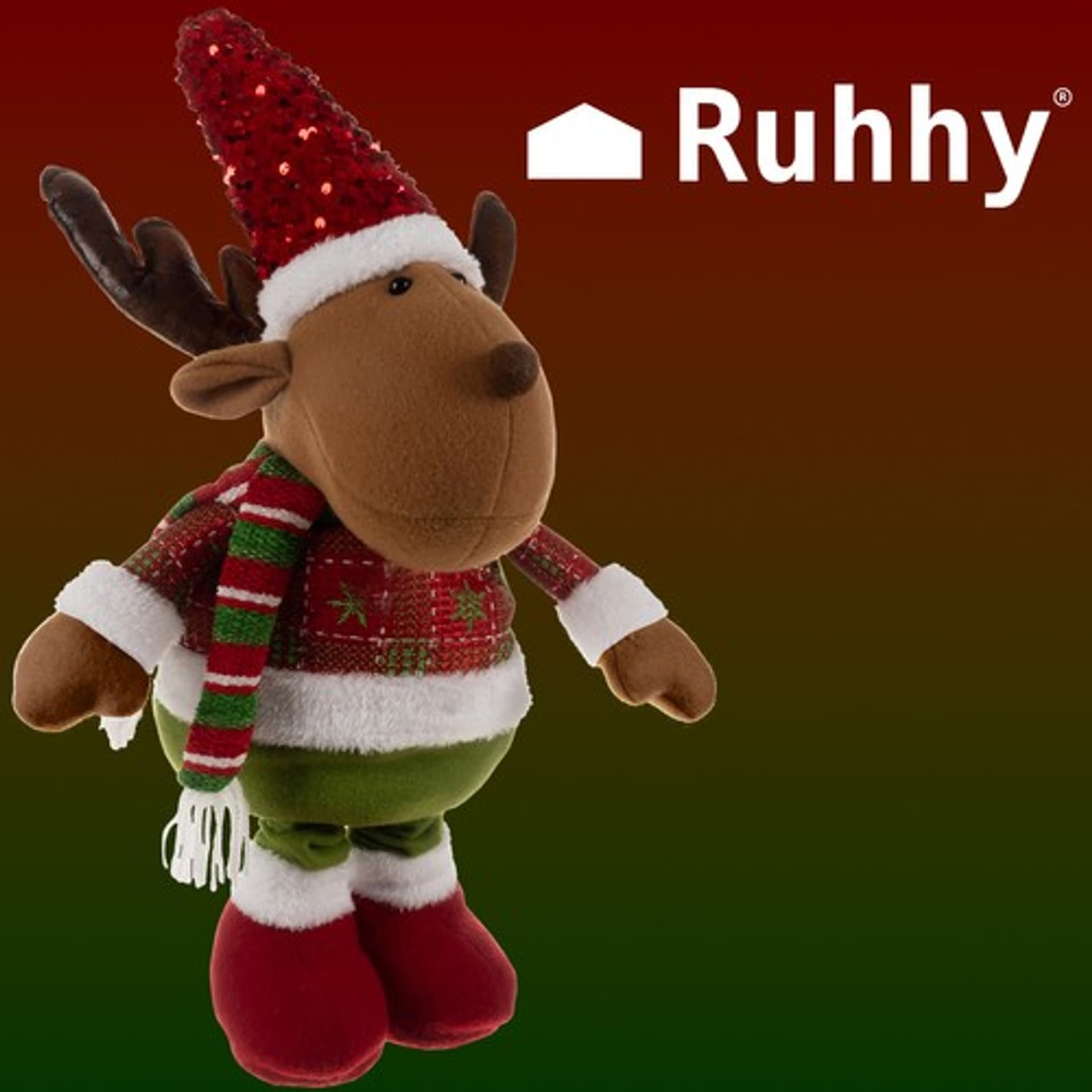 

Renifer świąteczny- teleskopowy 95cm Ruhhy 22329