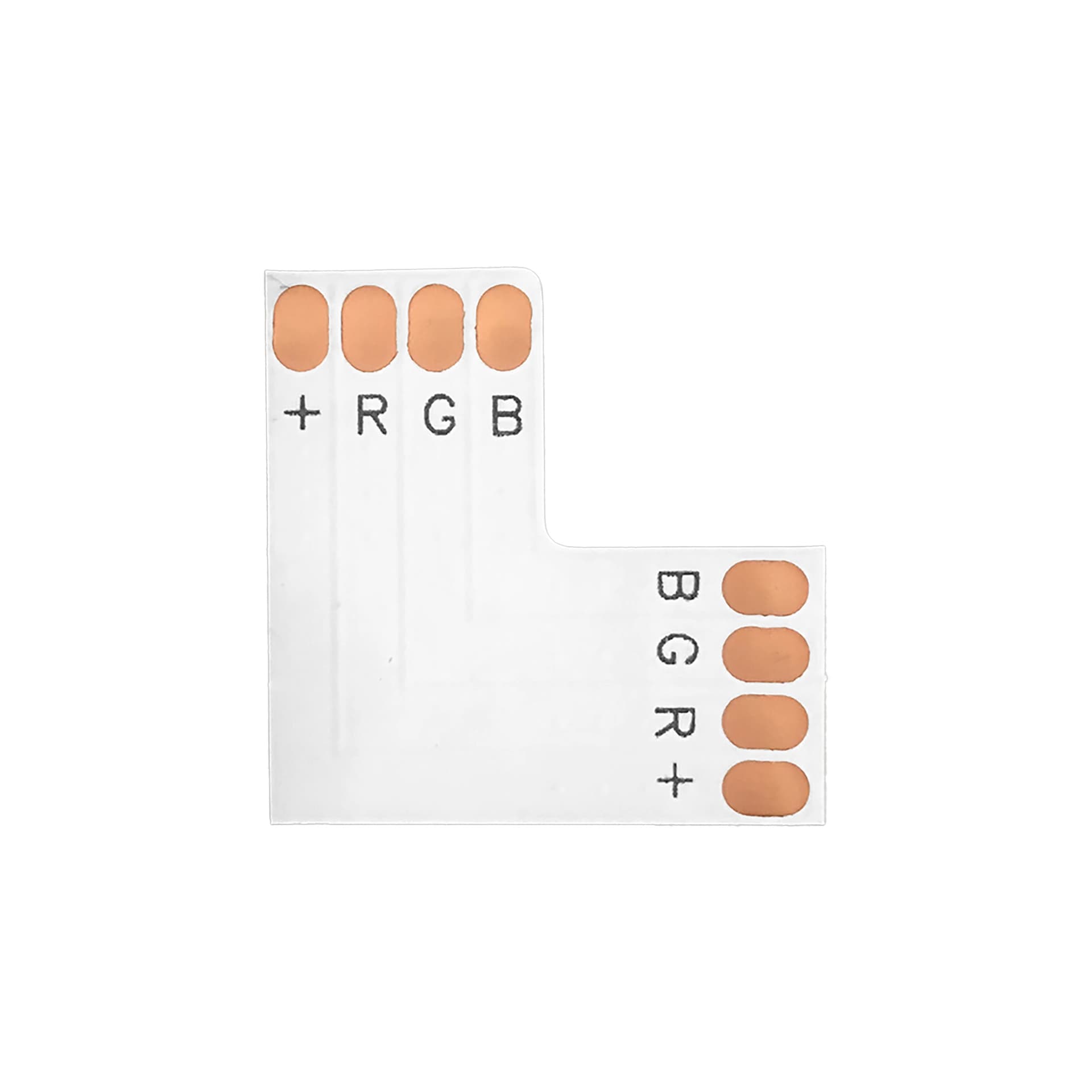 

Złączka LED RGB 10mm, kątowa "L"