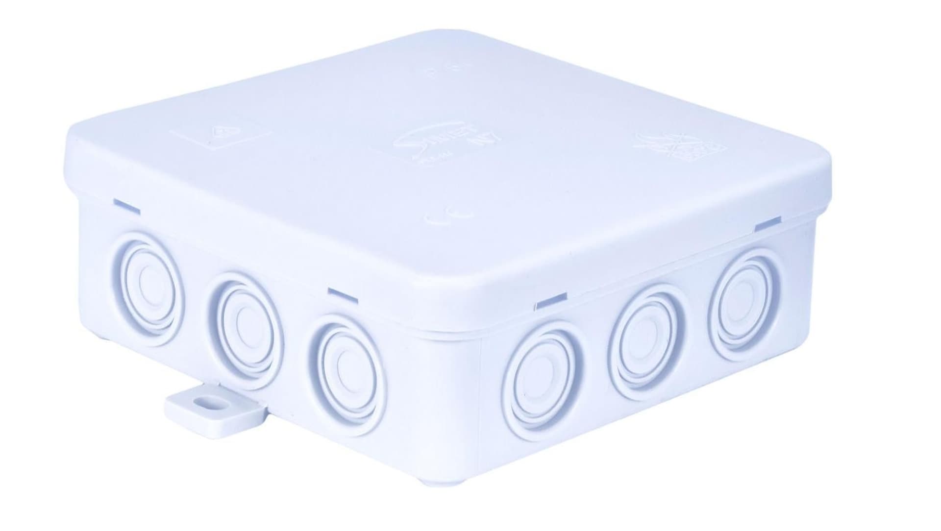 

Puszka n/t hermetyczna z dławicą zintegrowaną 100x100x39mm IP54 biała N7 83007006