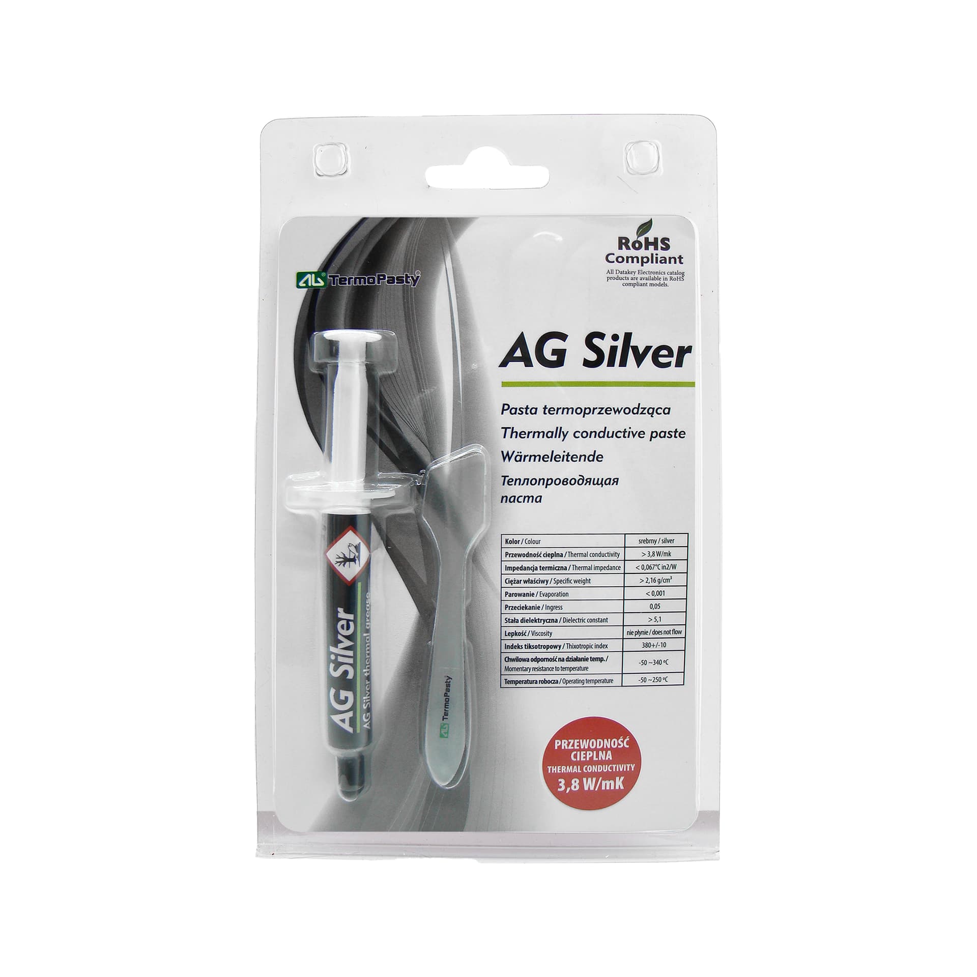 

Pasta AG Silver 3g strzykawka