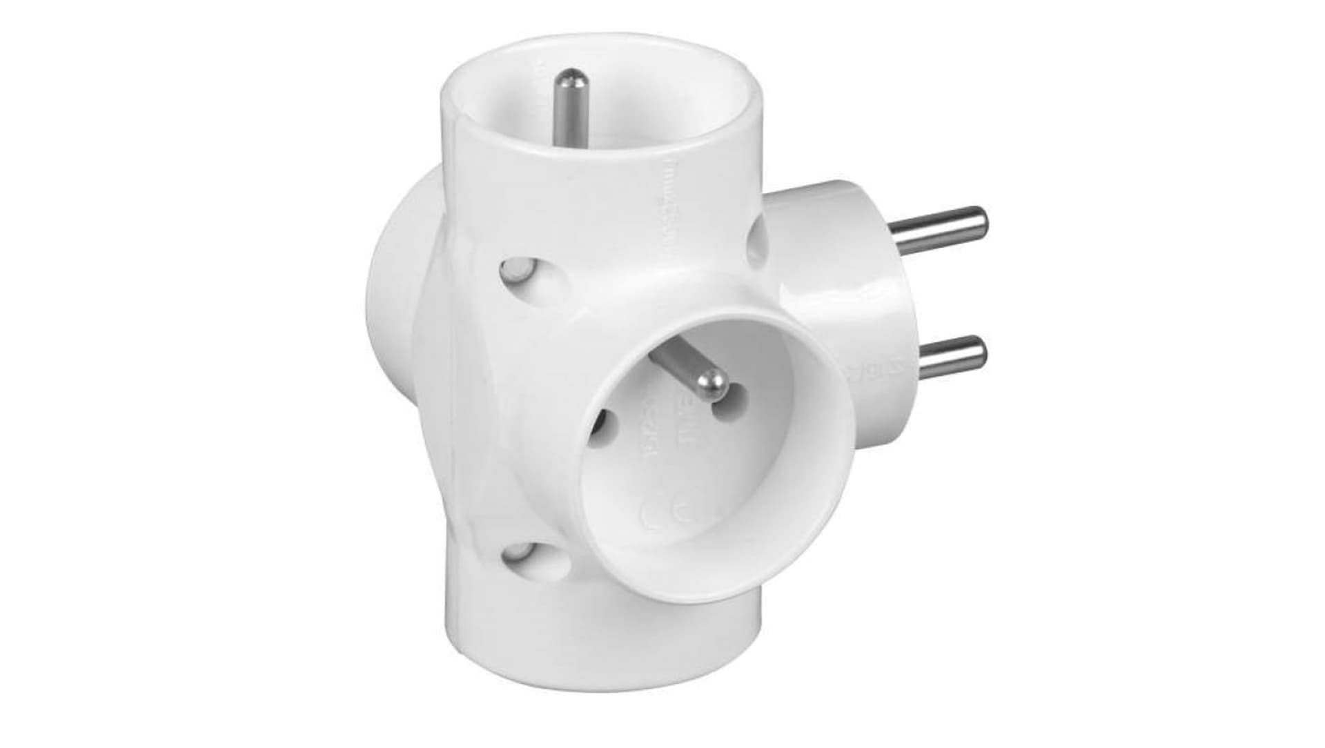 

Rozgałeźnik wtyczkowy 3x2P+Z /zabezp. przeciwprzepięciowe/ biały R-31-Z