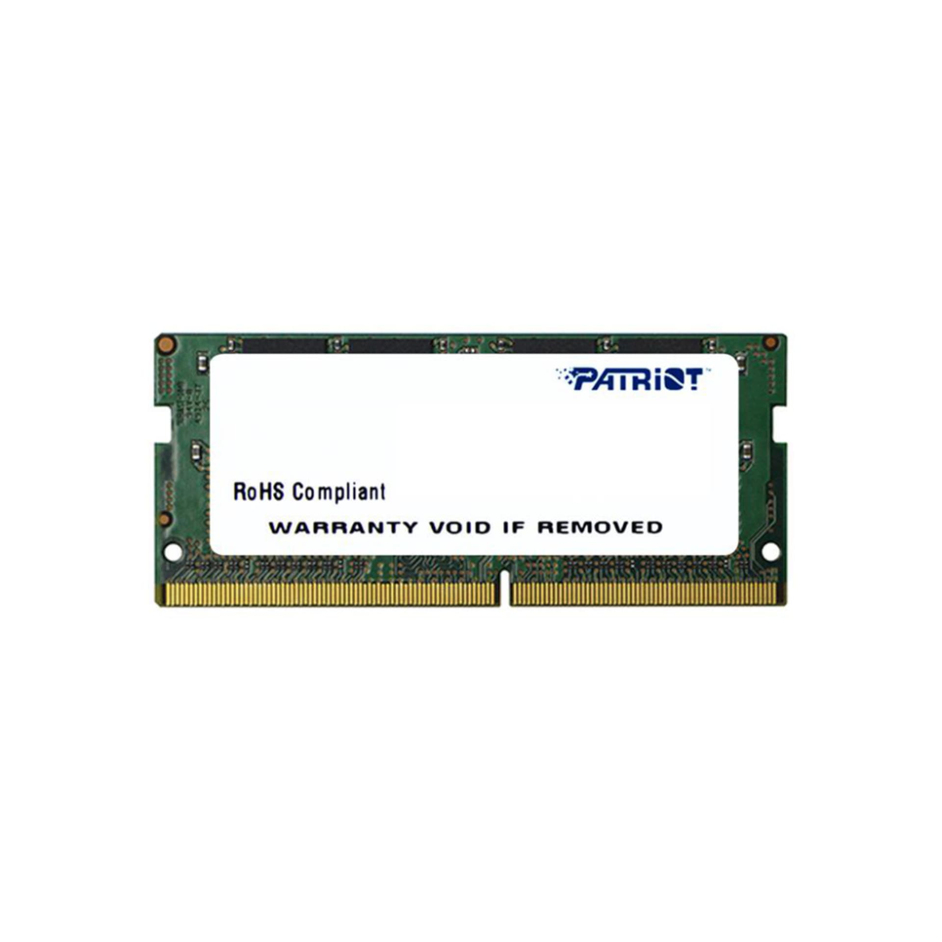

Pamięć Patriot Memory Signature PSD48G213381S (DDR4 SO-DIMM; 1 x 8 GB; 2133 MHz; CL15)