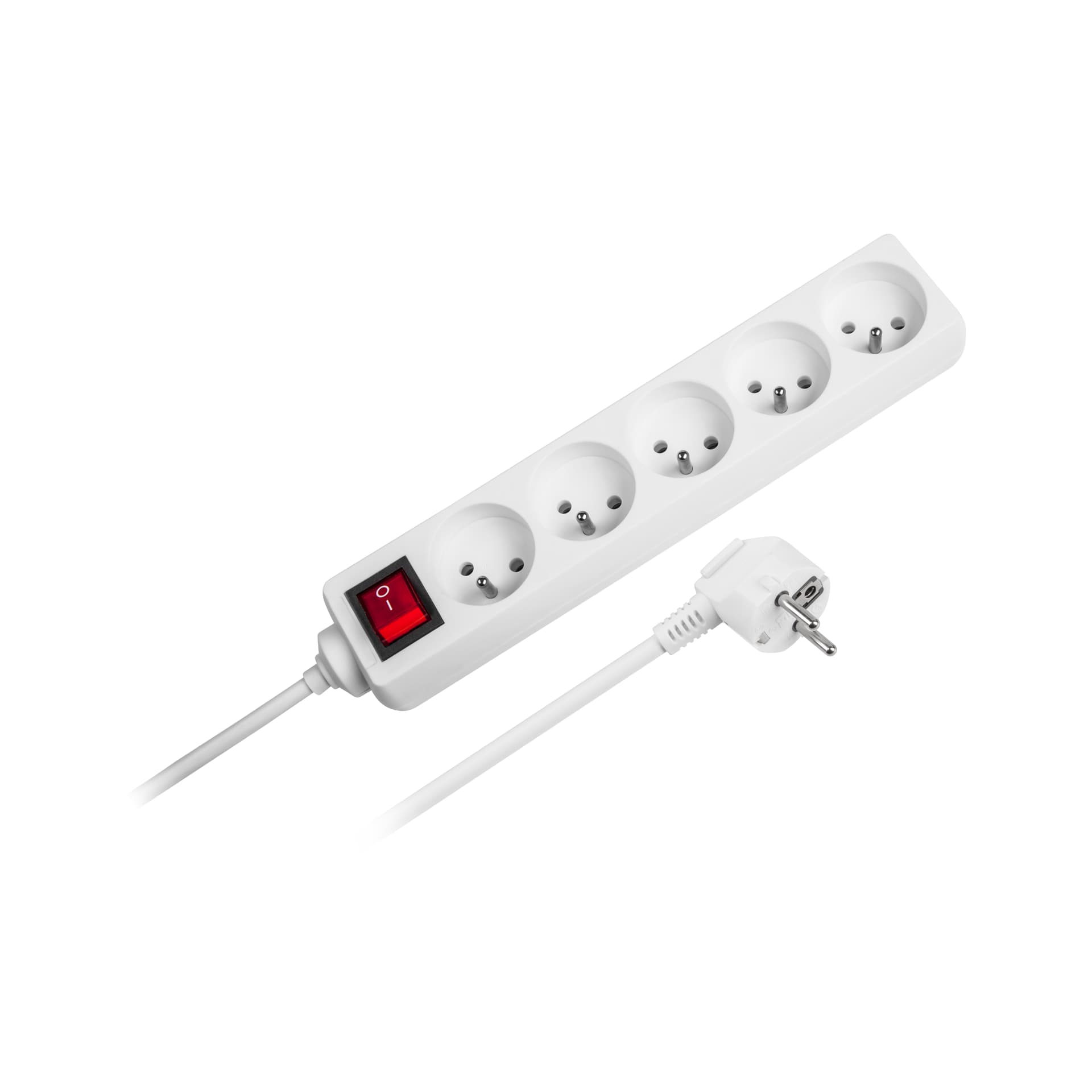 

URZ3032-3B Przedłużacz sieciowy 5 gniazd z przełacznikiem, 3m (,5mm