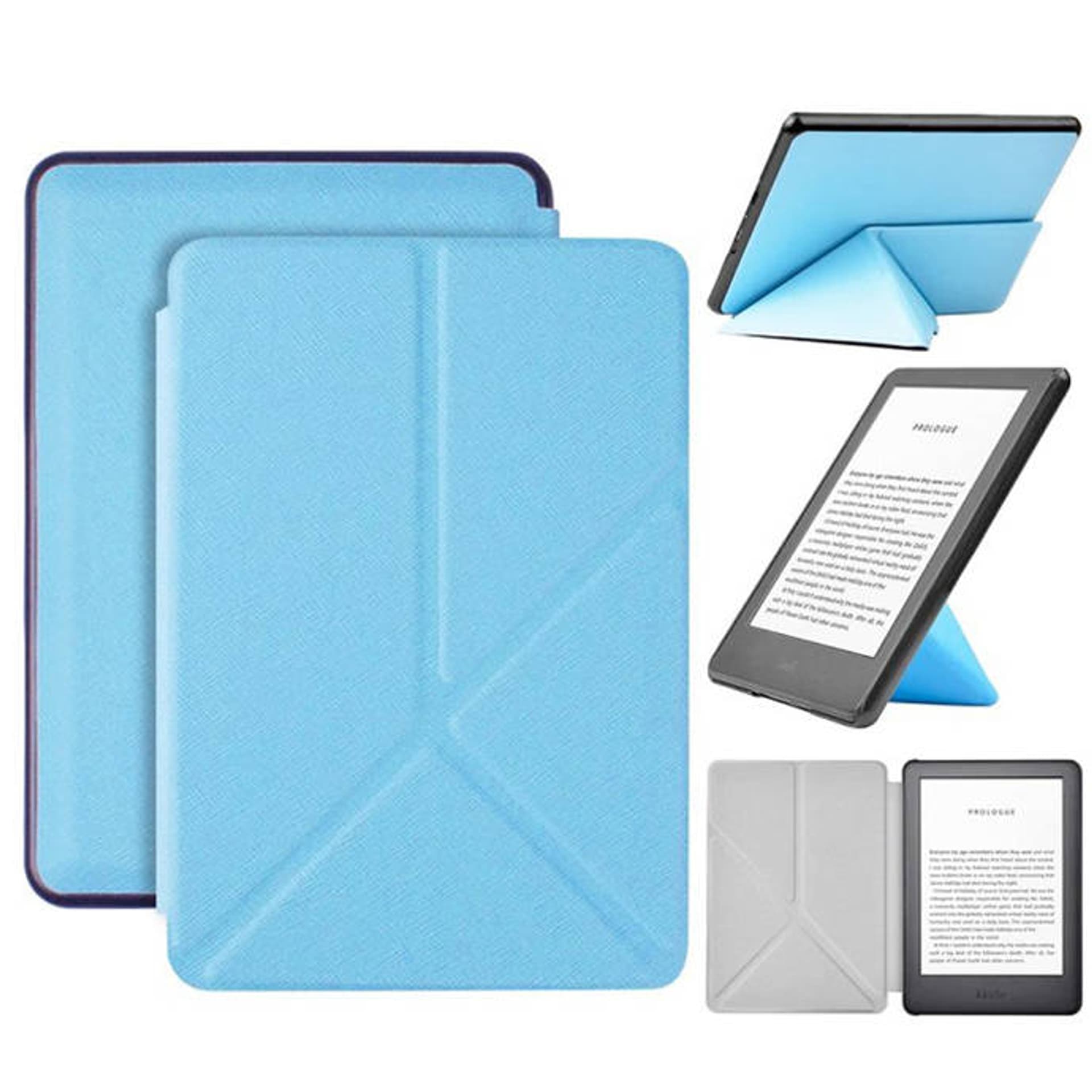 

Etui origami na czytnik Kindle 10 6 (niebieski)