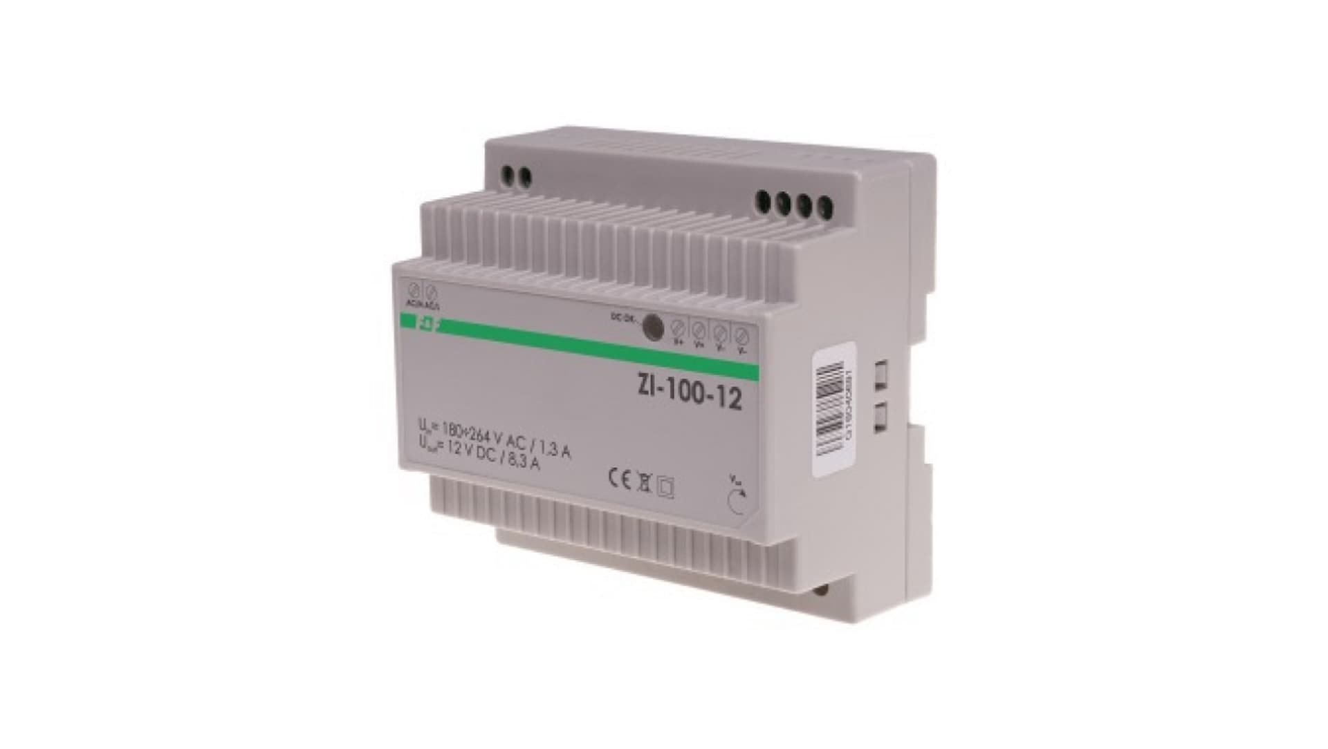 

Zasilacz impulsowy ZI 100W 185-265VAC 12VDC ZI-100-12V