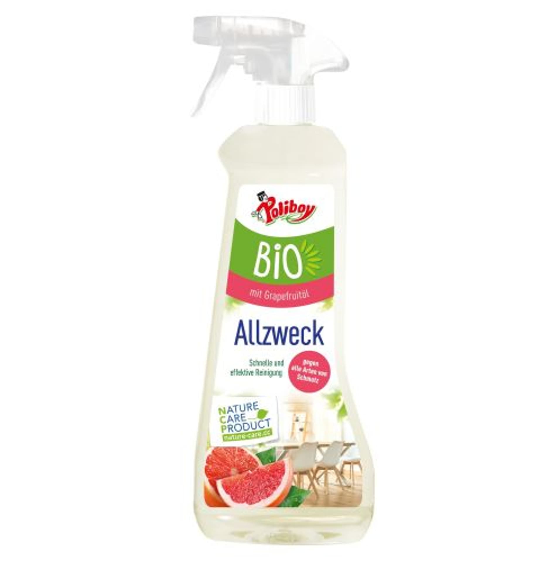 

POLIBOY BIO Spray do czyszczenia różnych powierzchni grejpfrutowy 500ml