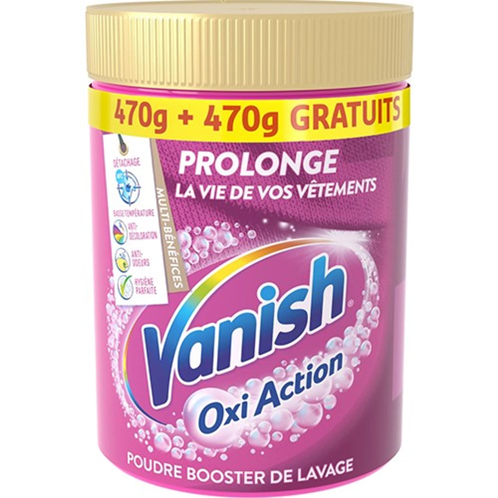 

VANISH OXI Action odplamiacz 940g kolor
