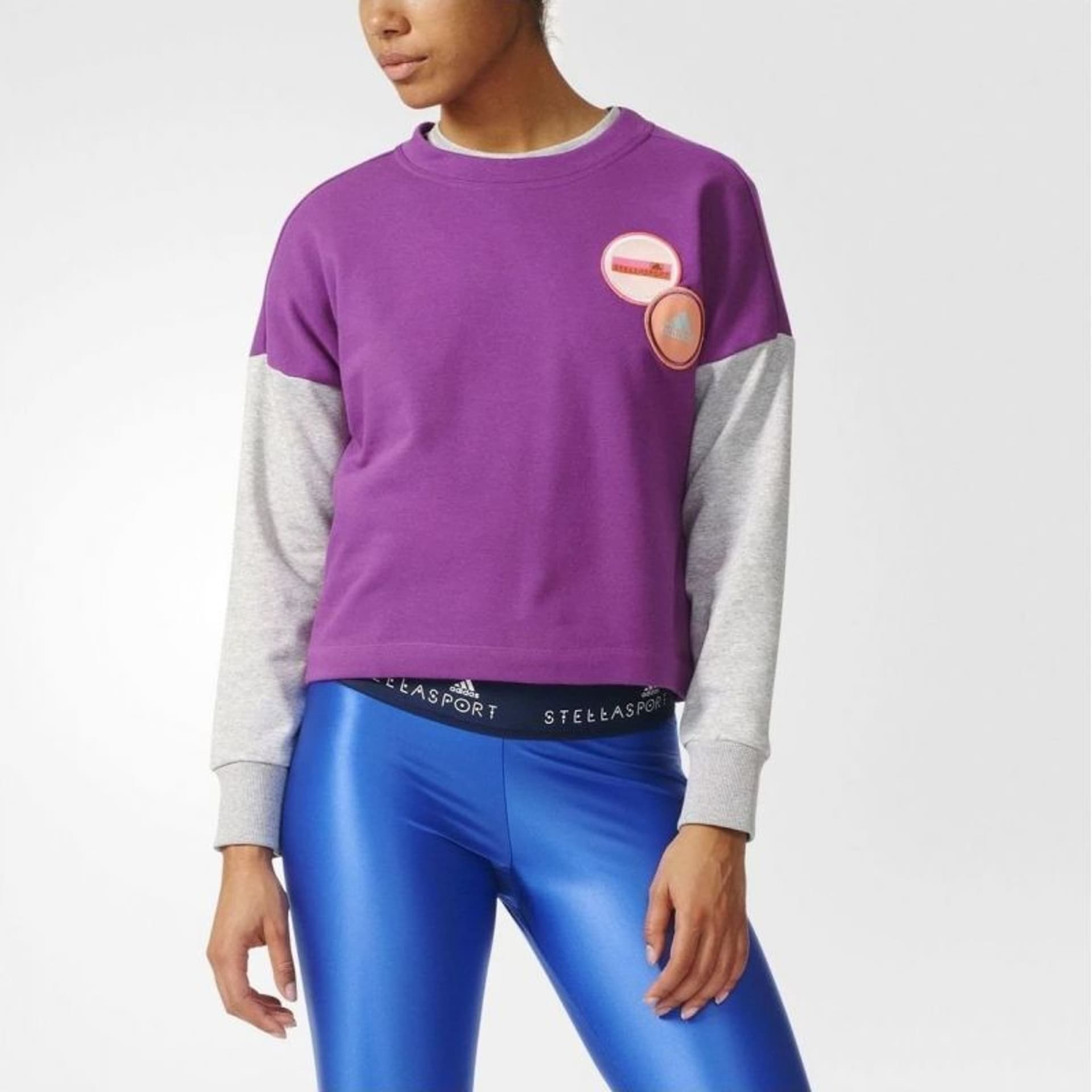 

Bluza adidas Stella Mccartney Spacer Crew W (kolor Fioletowy, rozmiar L)