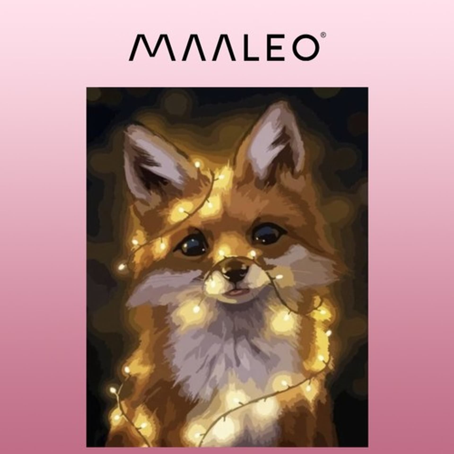 

Malowanie po numerach 40x50cm- lisek Maaleo 22782