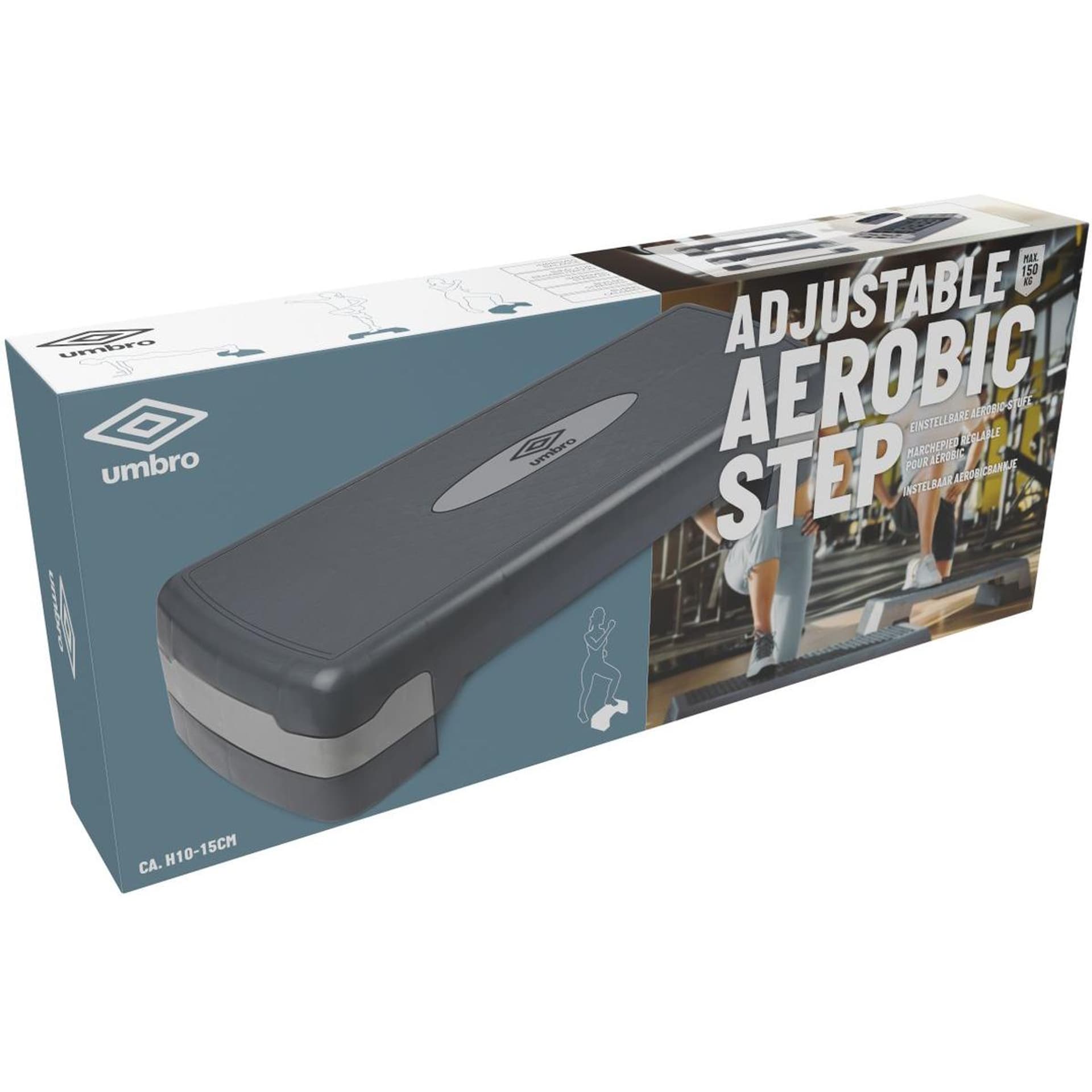 

STEP DO AEROBICU 70X29CM 2 STOPNIOWA REGULACJA UMBRO