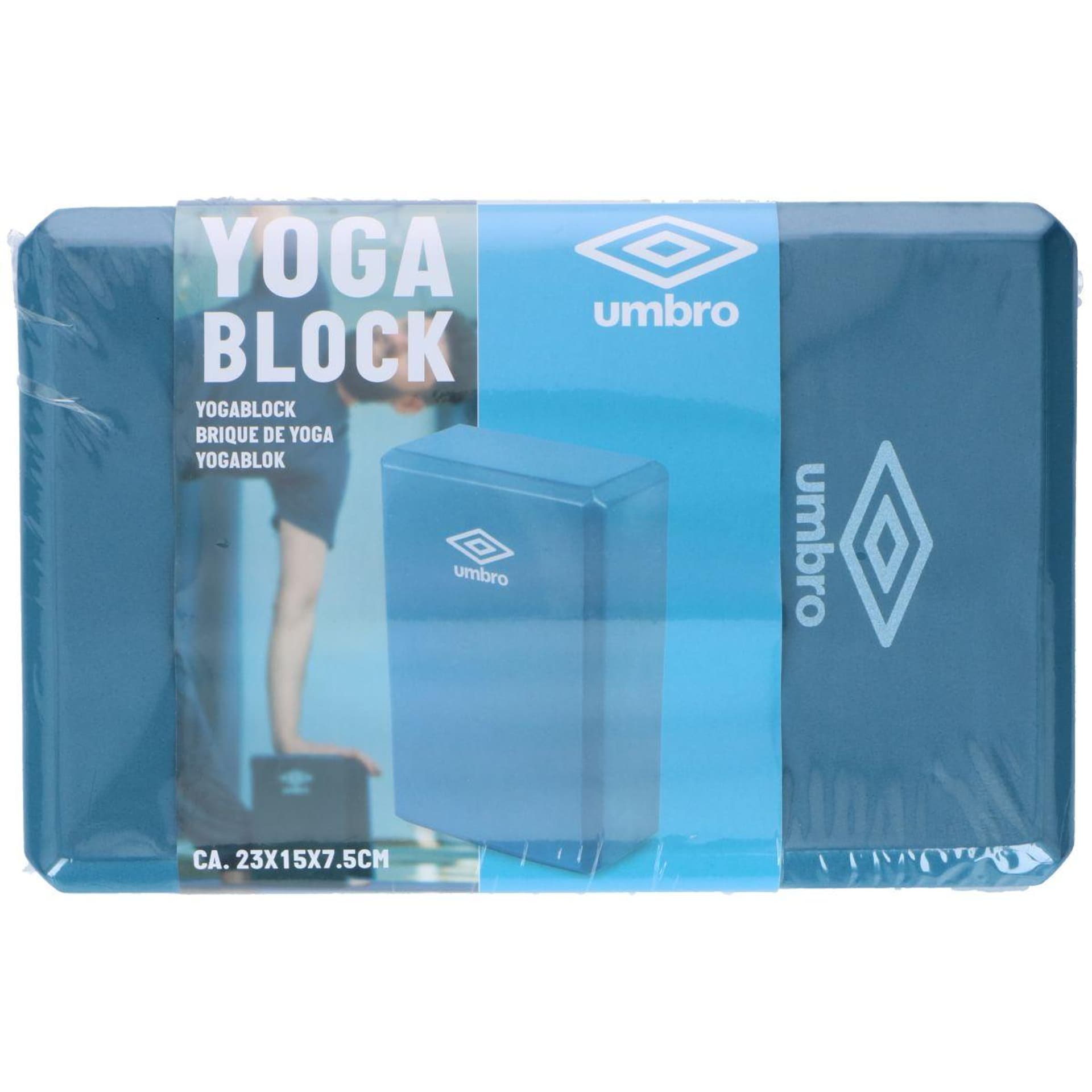 

BLOK KOSTKA DO ĆWICZEŃ JOGA PILATES FITNESS UMBRO NIEBIESKI