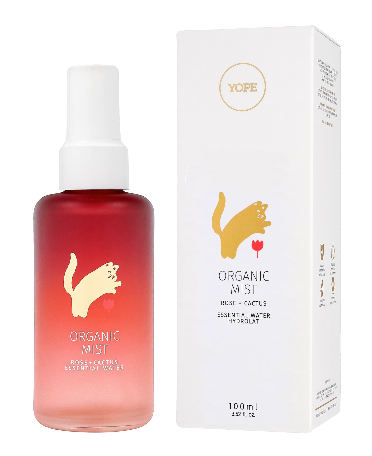 

Yope Organic Mist hydrolat Róża + Kaktus 100ml