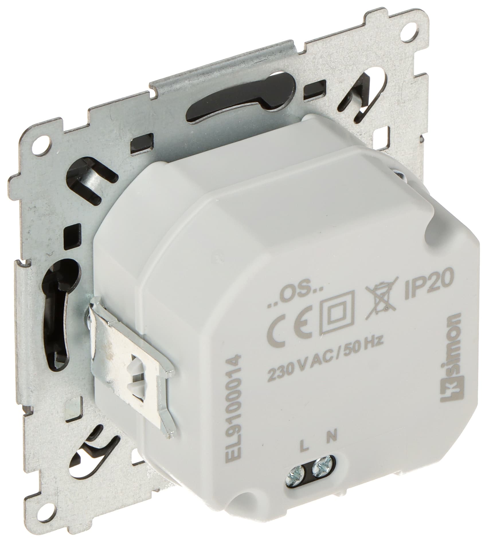 

Simon 54 Oprawa oświetleniowa LED 230V AC 1.1 W białe neutralne 4000 K czarny mat DOSB.01/49