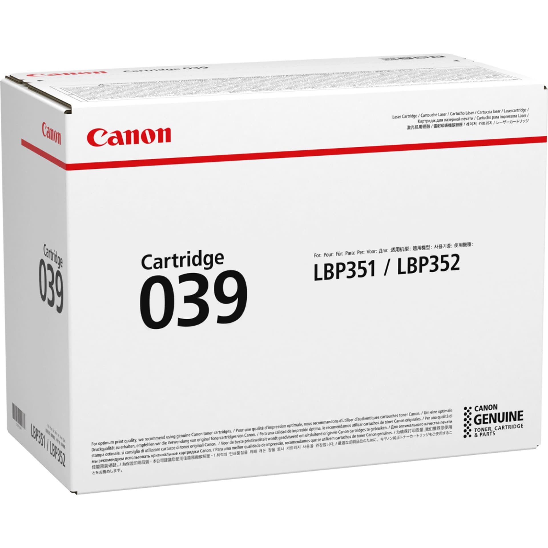 

Canon oryginalny toner CRG 039, black, 11000s, 0287C001, Canon imageCLASS LBP351dn,352dn,i-SENSYS LBP351x,352x, O
