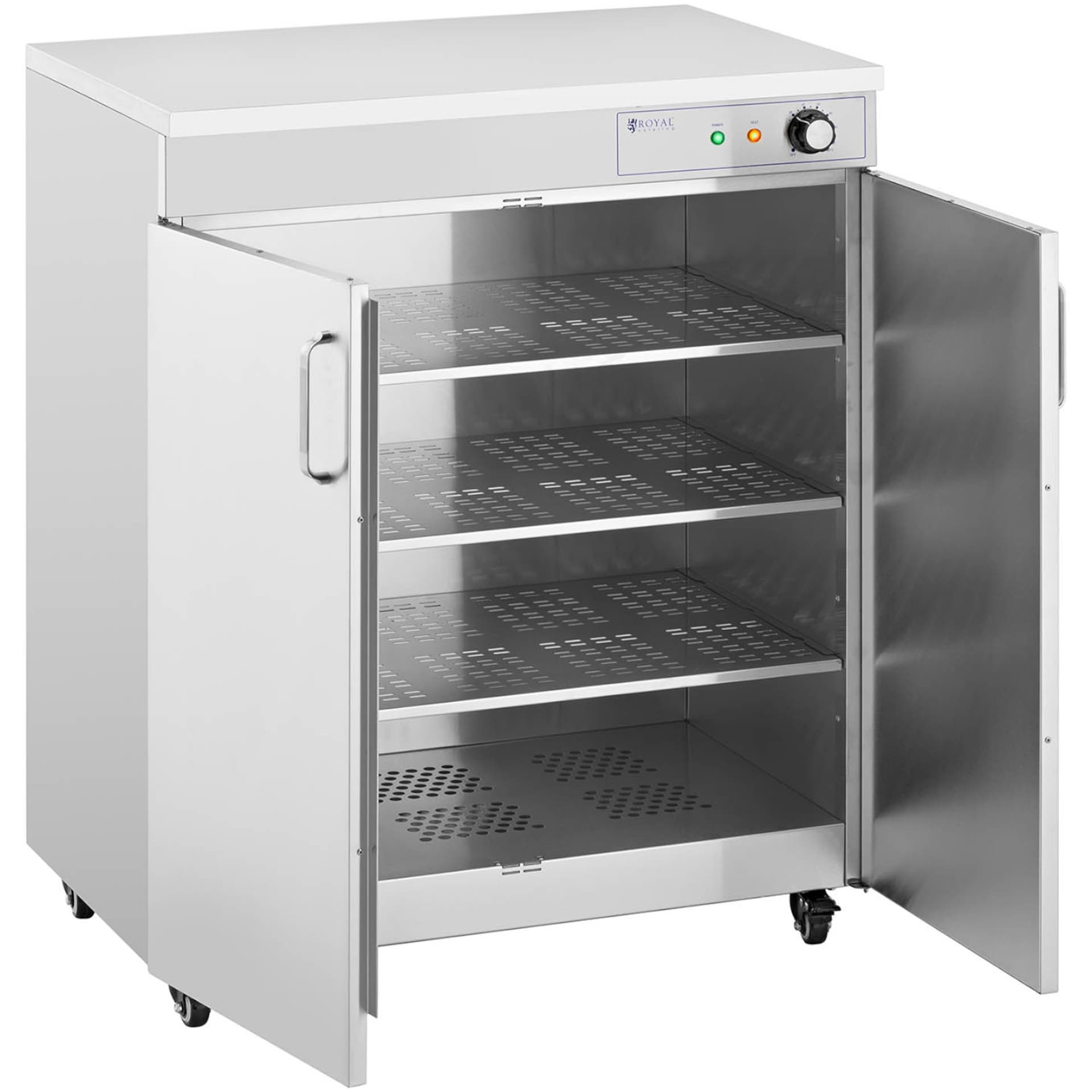 

Podgrzewacz do talerzy szafa grzewcza na kółkach do 120 talerzy śr. 29 cm 800 W