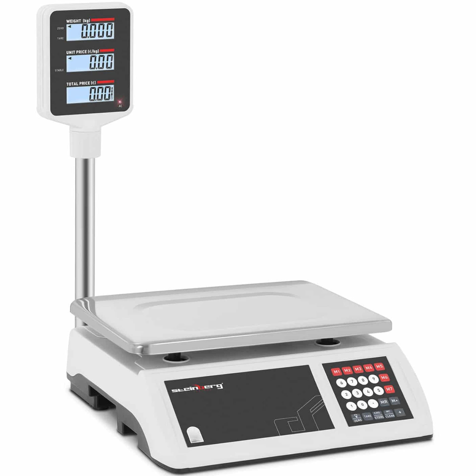 

Waga kontrolna stołowa sklepowa magazynowa LCD 6 kg / 1 g