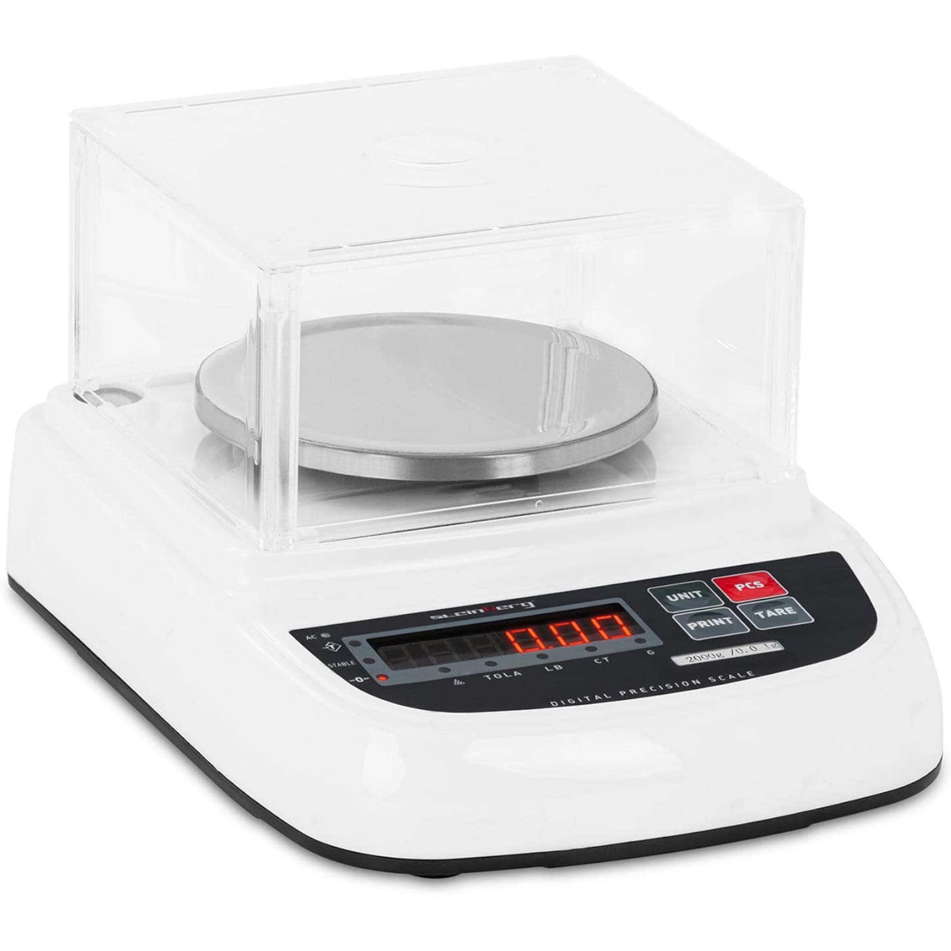 

Waga laboratoryjna analityczna z osłoną LCD 2000 g / 0.01 g