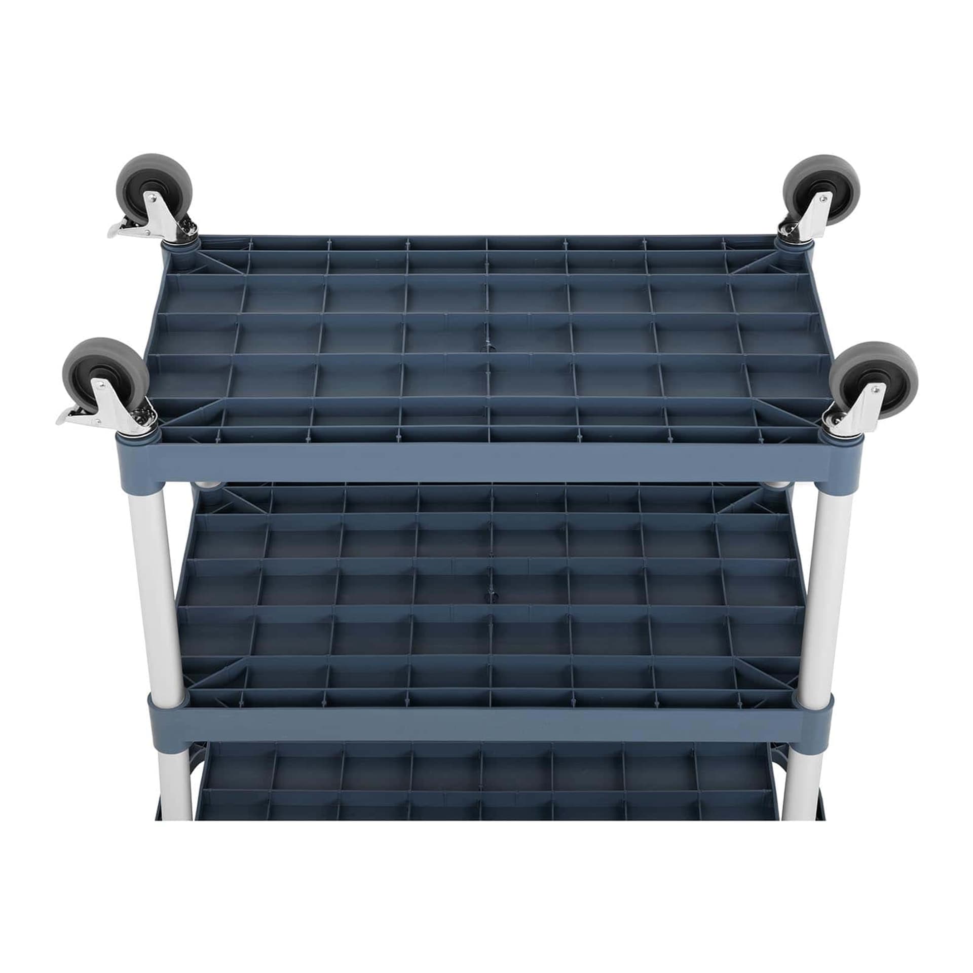 

Wózek kelnerski serwisowy 3 półki plastikowe 84 x 49cm do 150kg