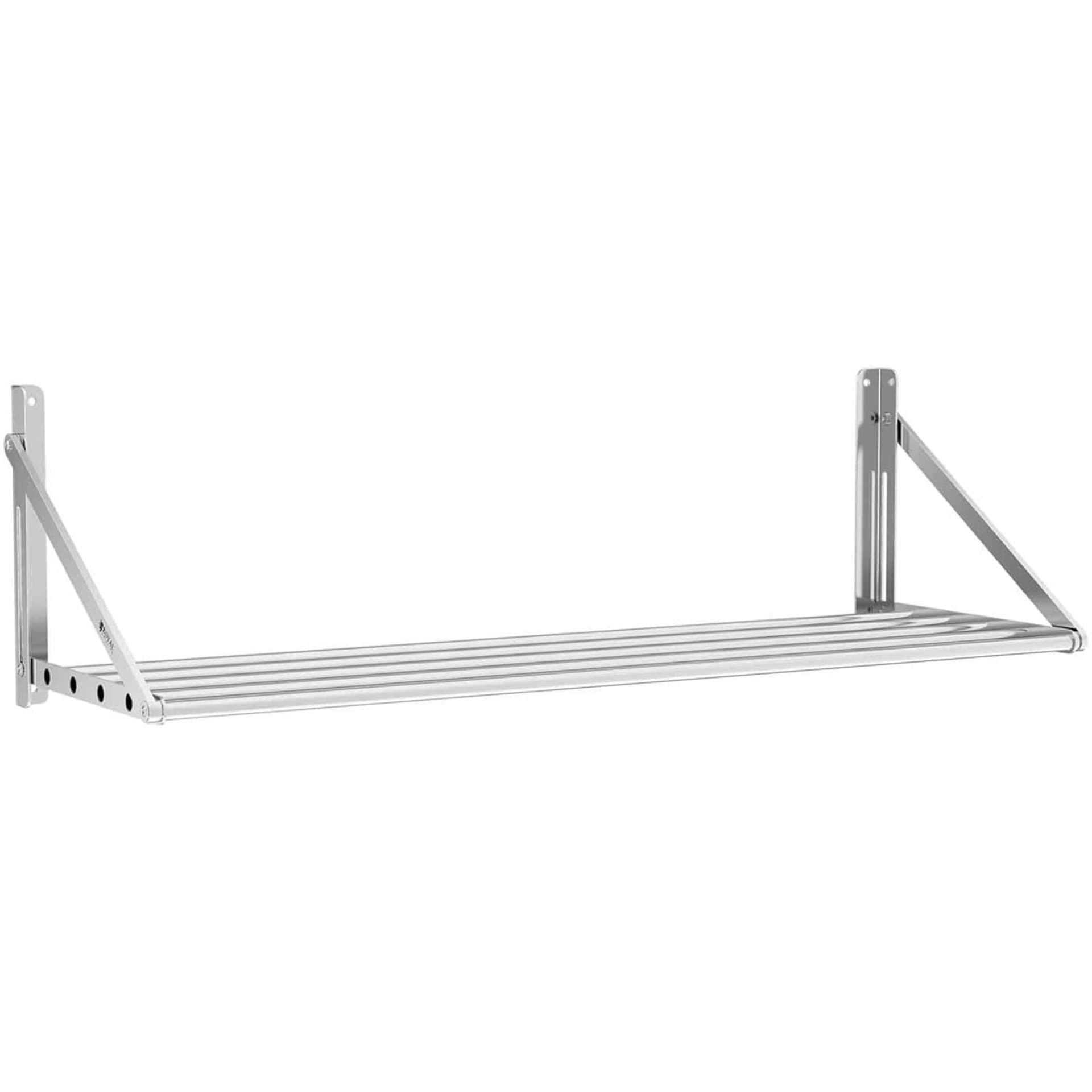 

Półka ścienna wisząca stalowa nierdzewna składana 120 x 45cm